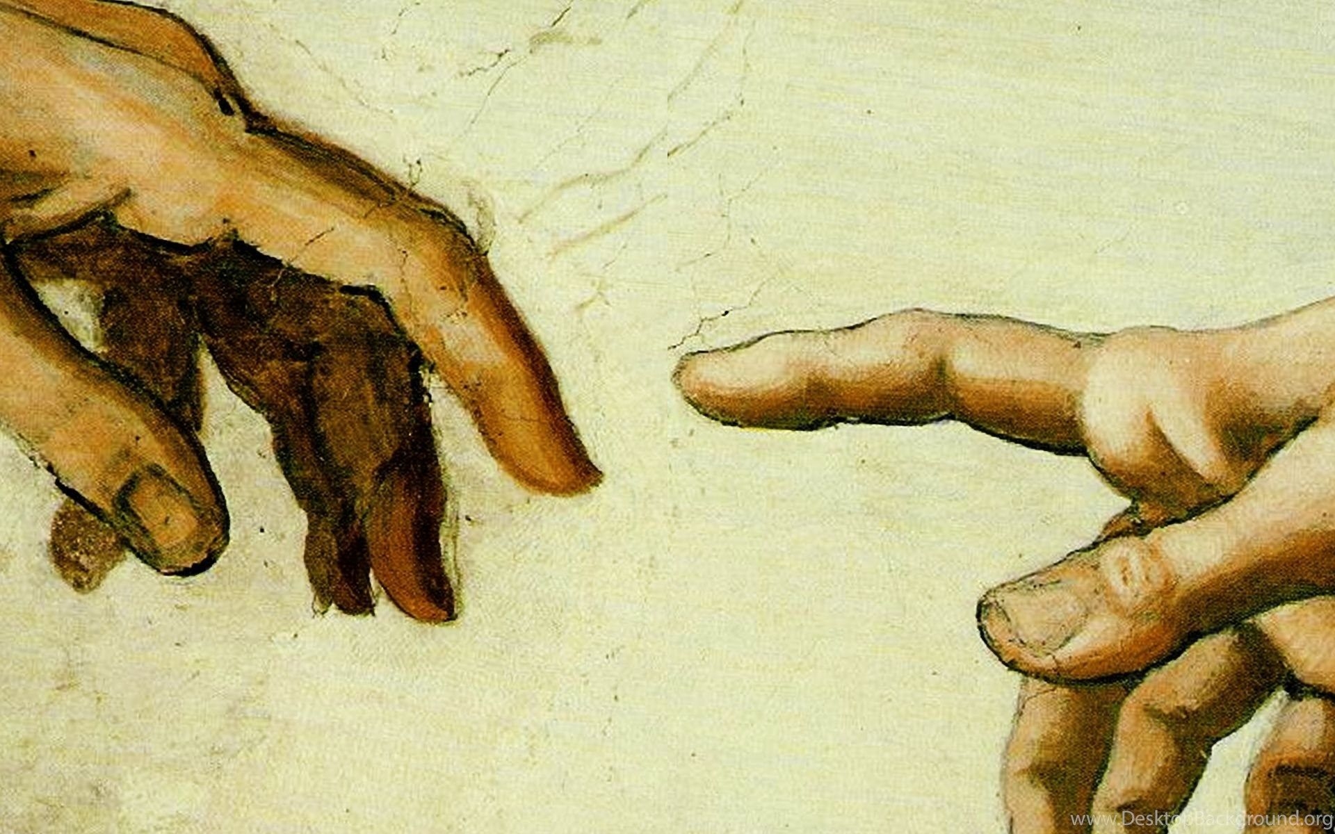 1920x1200 Paintings Hands Michelangelo The Creation Of Adam Desktop Background, Desktop