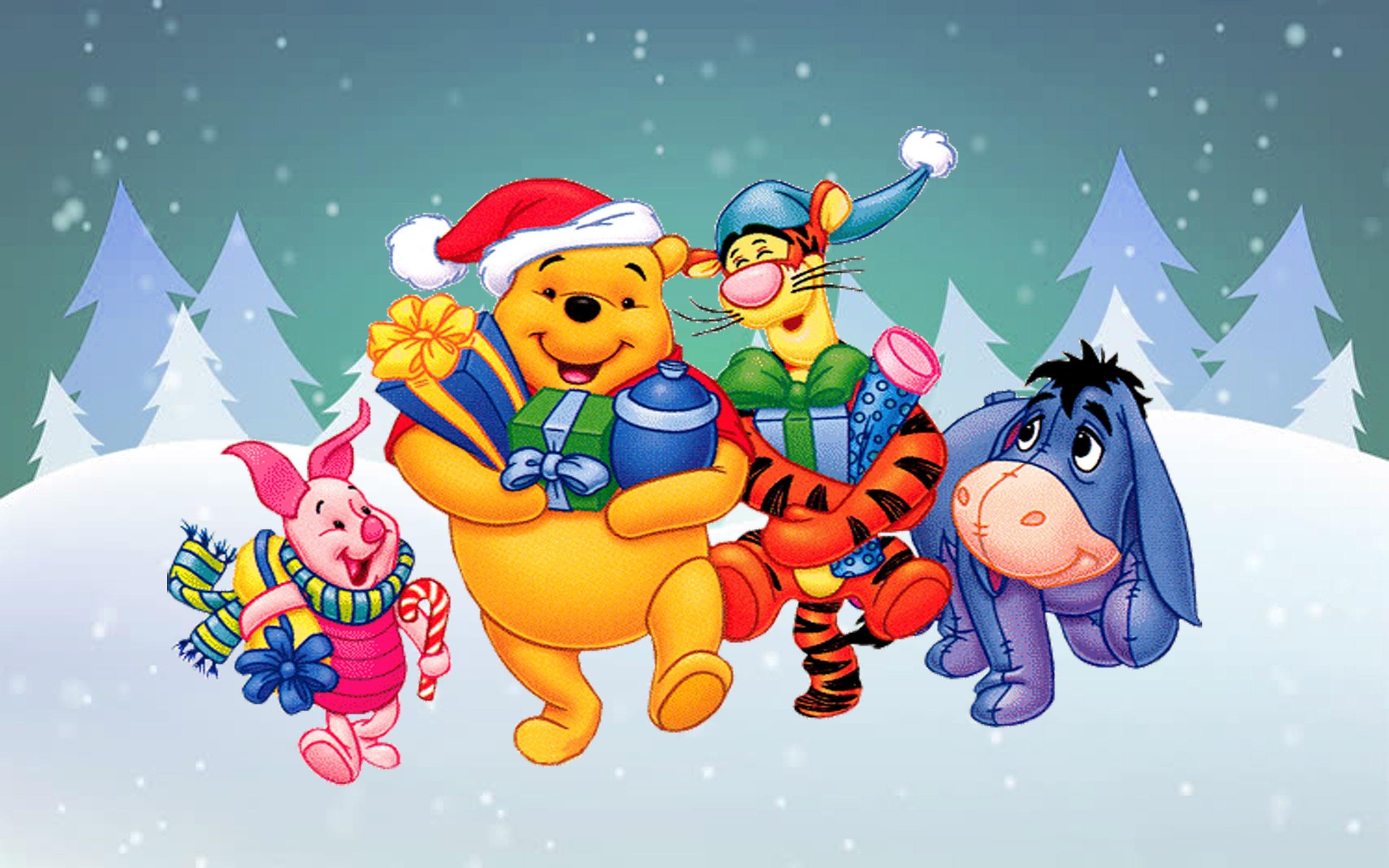 2560x1600 Winnie The Pooh And Friends Cartoon Christmas Gifts HD, Desktop