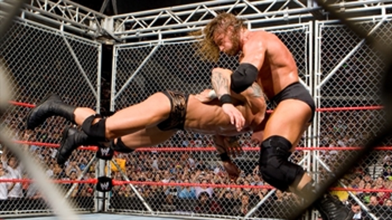 1280x720 Triple H vs. Randy Orton Title Steel Cage Match: WWE Judgment Day 2008 (Full Match), Desktop