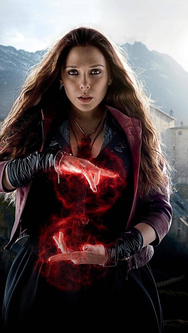 750x1330 avengers age of ultron the avengers scarlet witch elizabeth, Phone