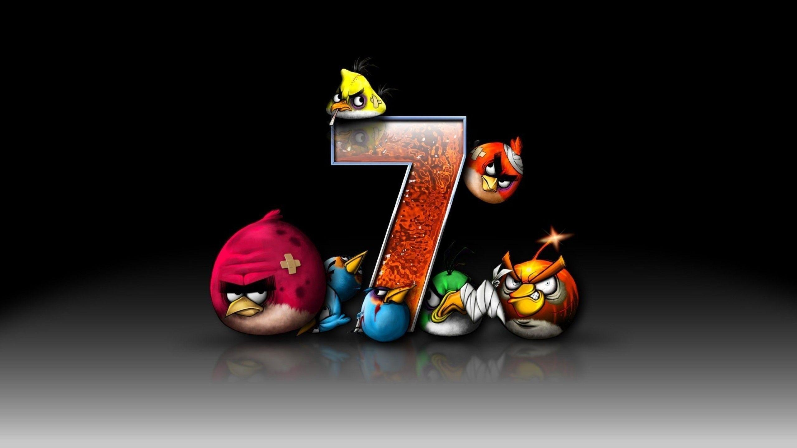 2560x1440 Angry Bird Windows 7 Exclusive HD Wallpaper, Desktop