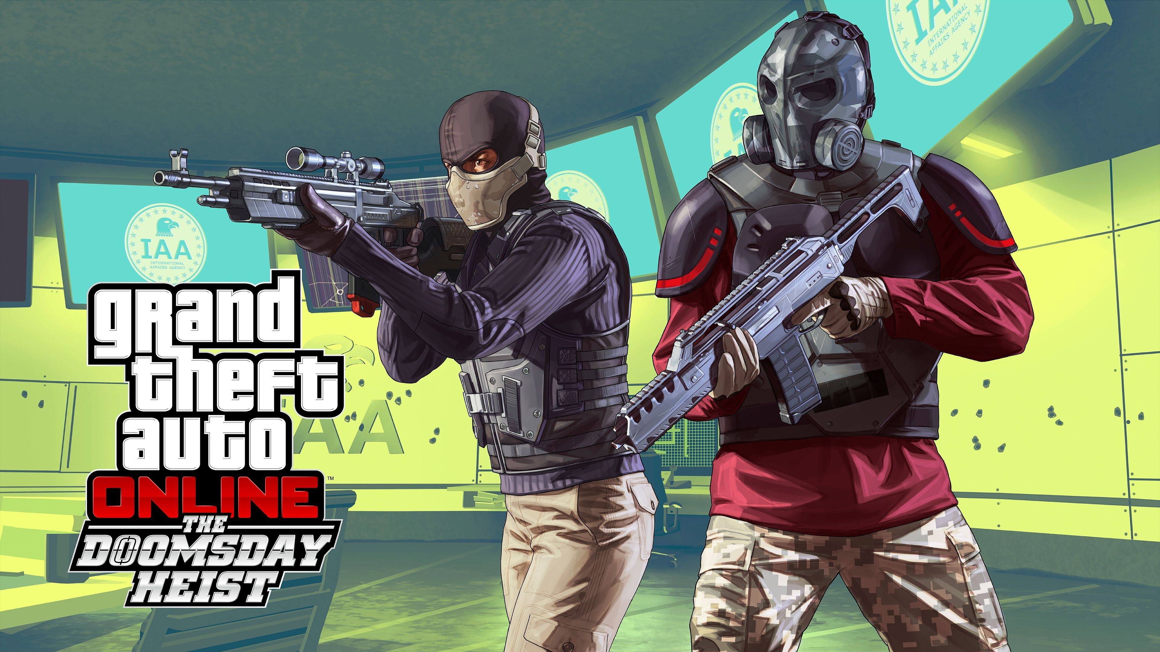 3840x2160 GTA 5 Online Heist Wallpaper Free GTA 5 Online Heist Background, Desktop