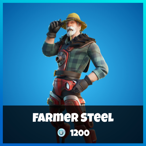 520x520 Farmer Steel Fortnite wallpaper, Phone