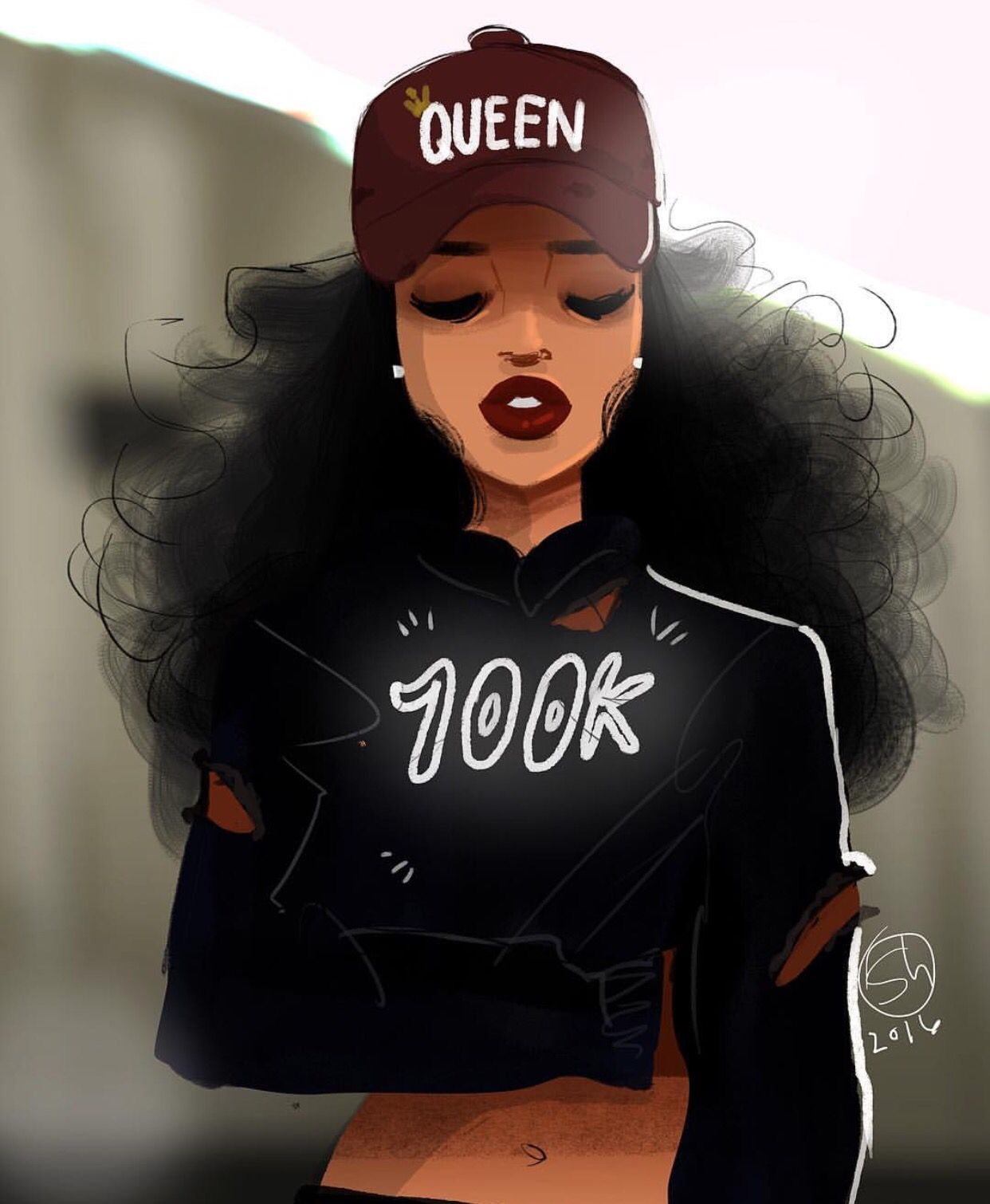 1250x1510 Black Girl Cartoon Wallpaper Free Black Girl Cartoon, Phone