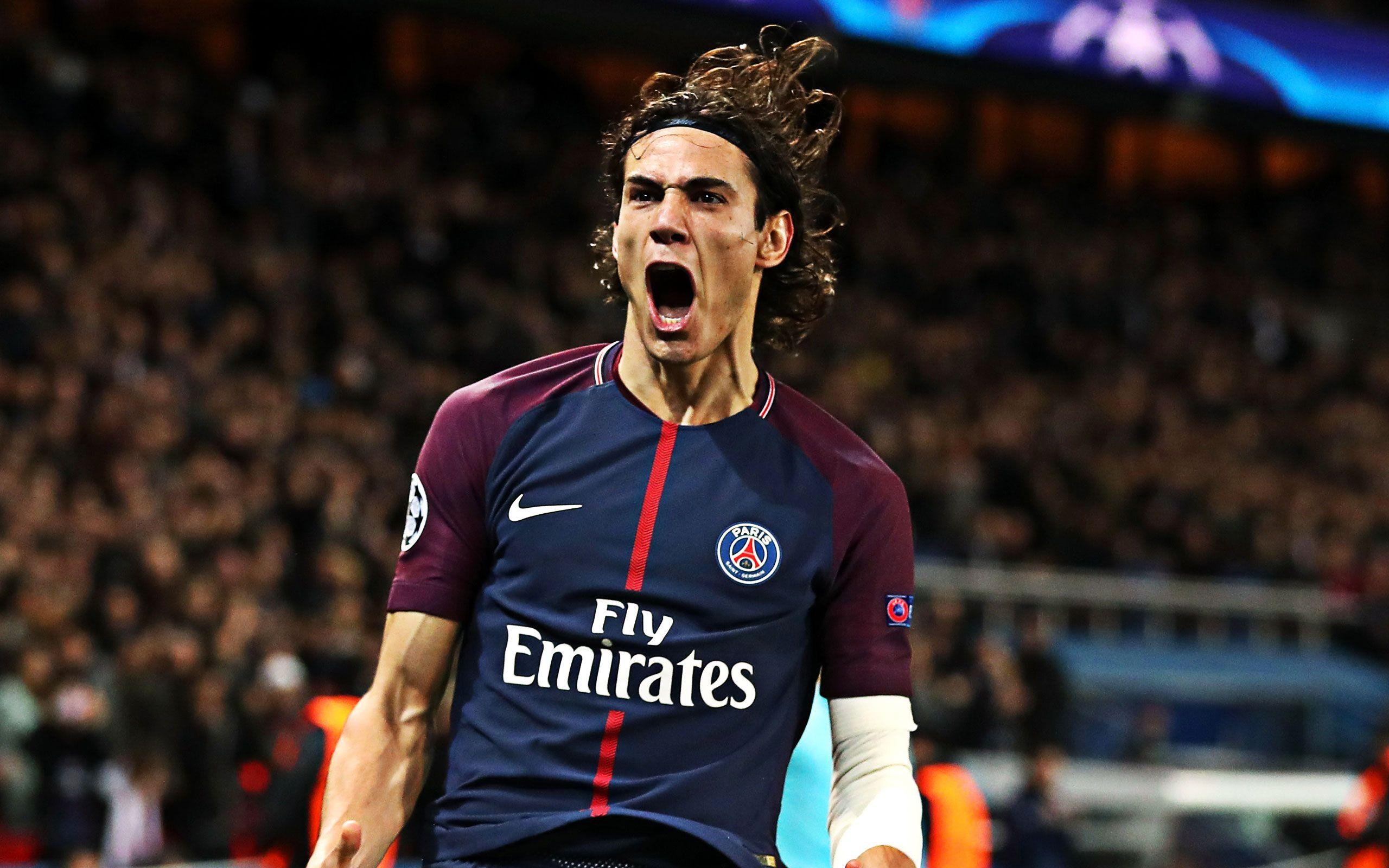 2560x1600 Download wallpaper Edinson Cavani, 4k, PSG, Uruguayan footballer, Desktop