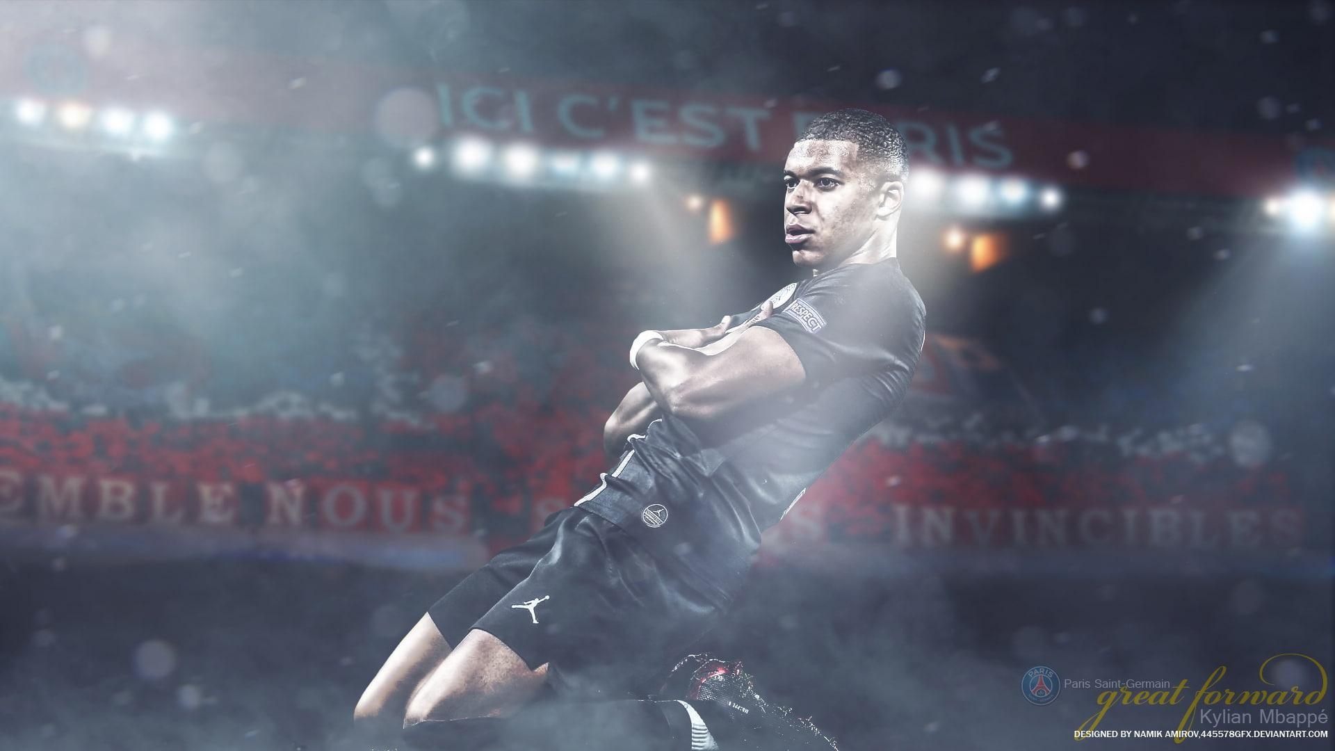 1920x1080 HD wallpaper: Soccer, Kylian Mbappé, French, Desktop