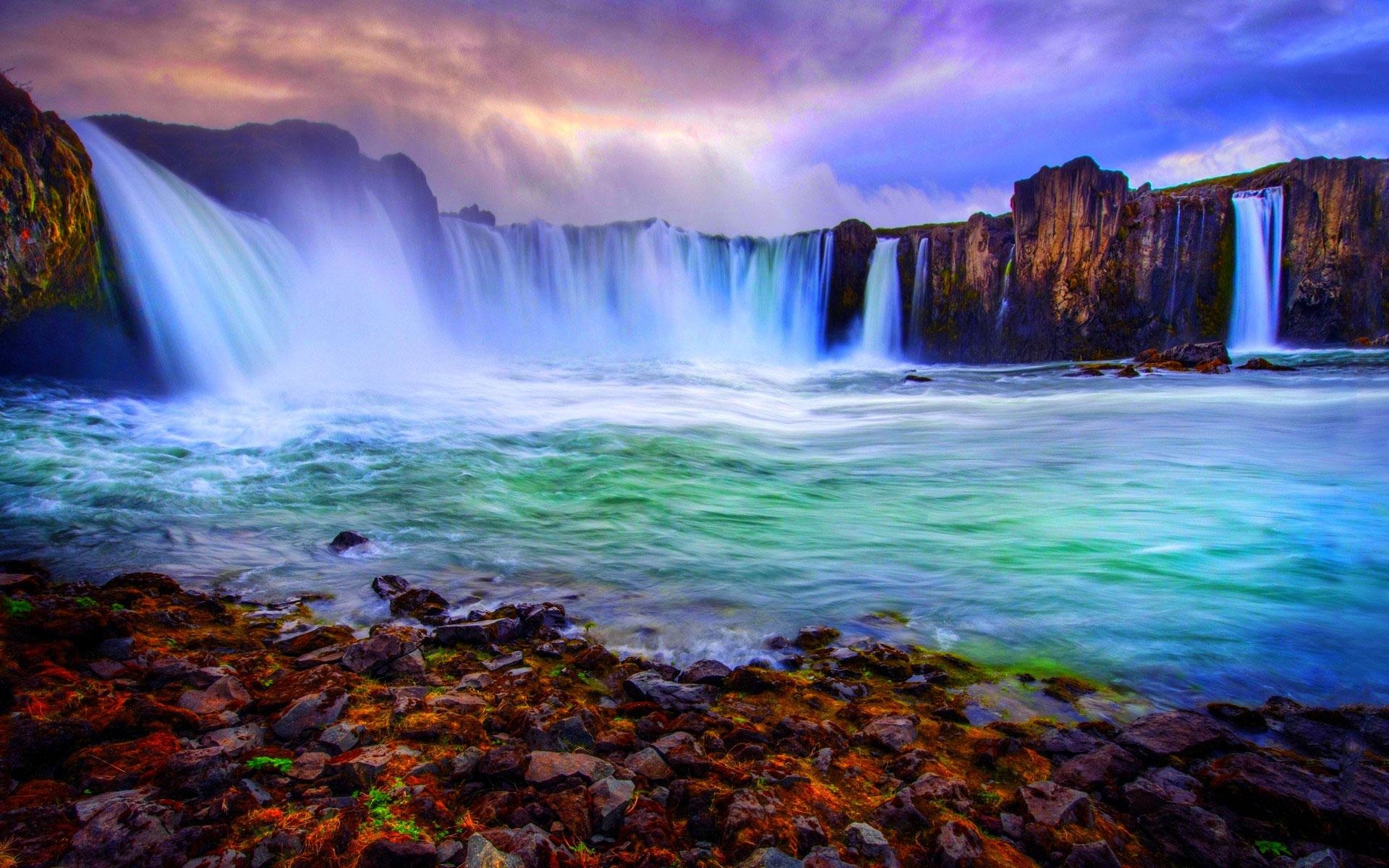 1920x1200 Waterfall Paradise Landscape #. All For Desktop, Desktop