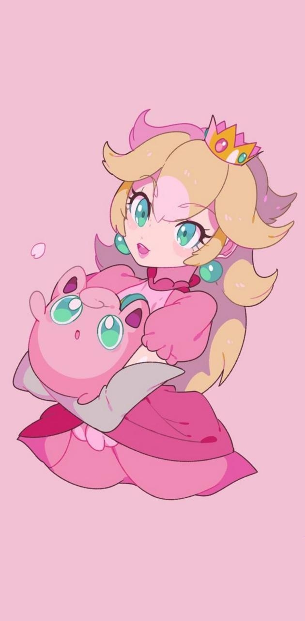 630x1280 Princess peach wallpaper, Phone