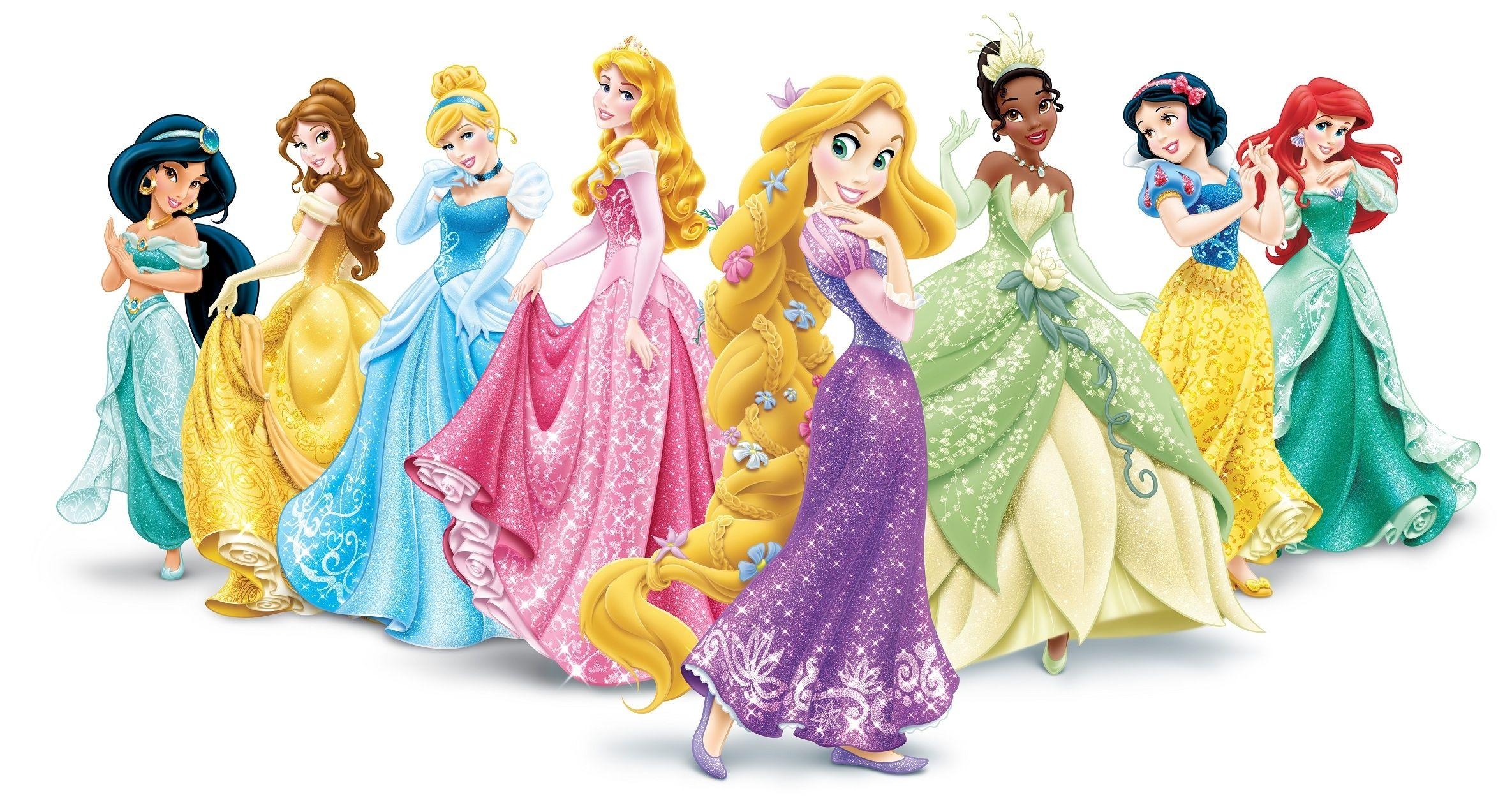 2370x1270 Disney Princess Wallpaper, HD Creative Disney Princess, Desktop