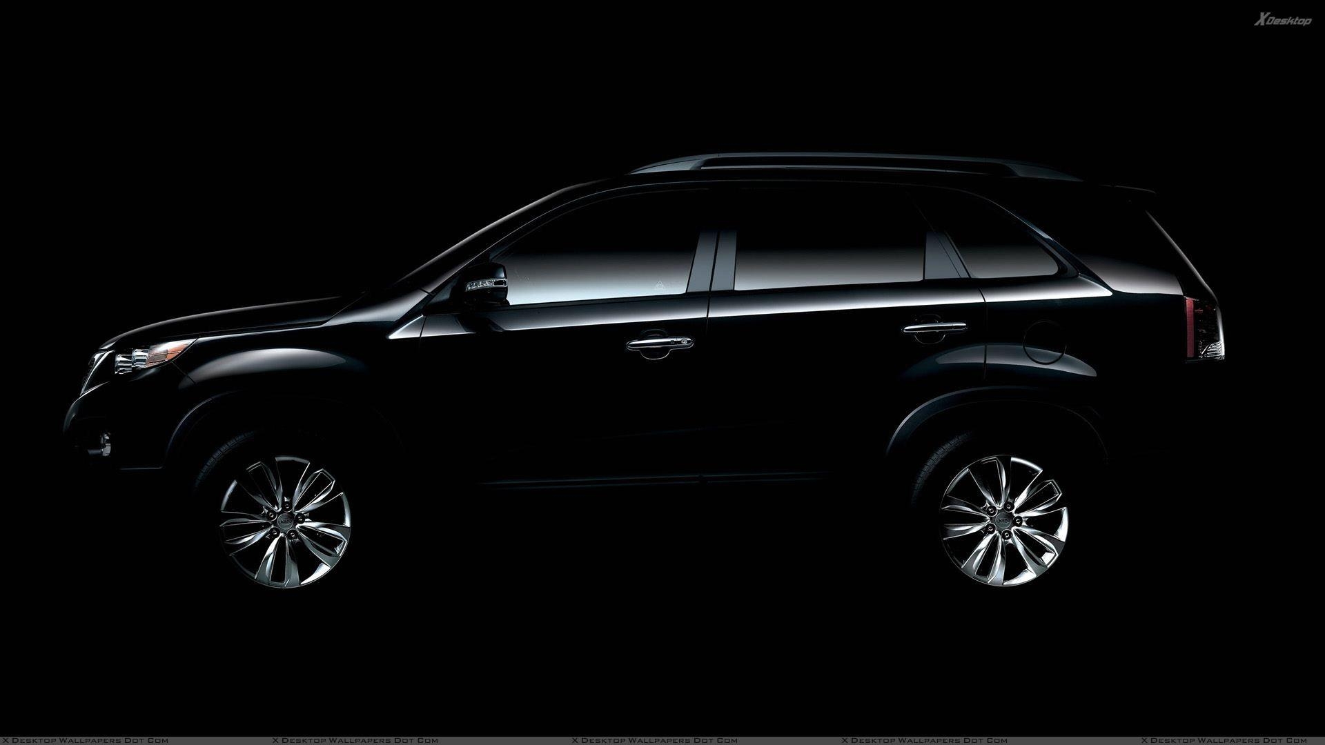 1920x1080 Kia Sorento 2011 Side Pose In Black Wallpaper, Desktop