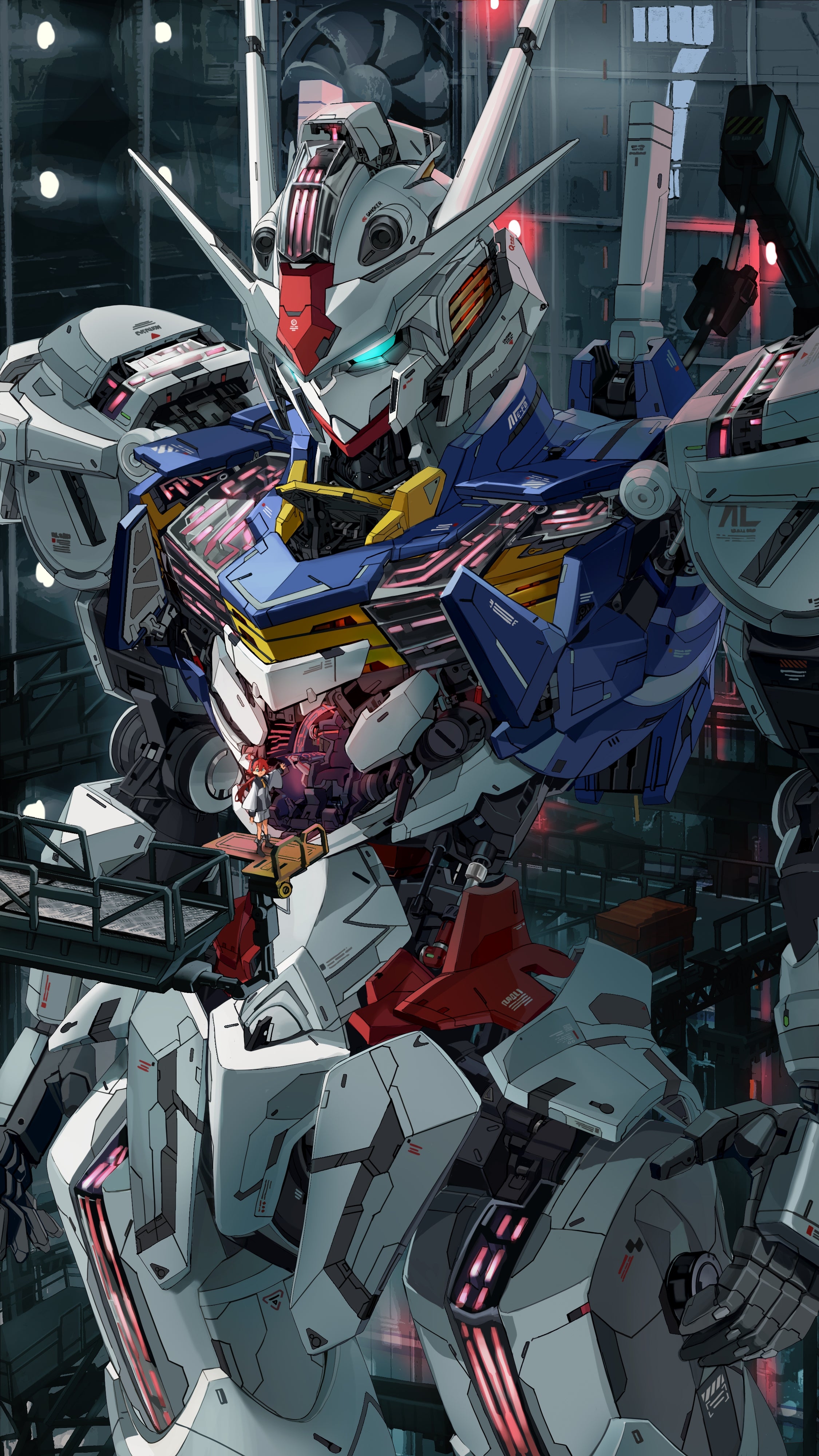 2250x4000 Gundam Aerial, Phone