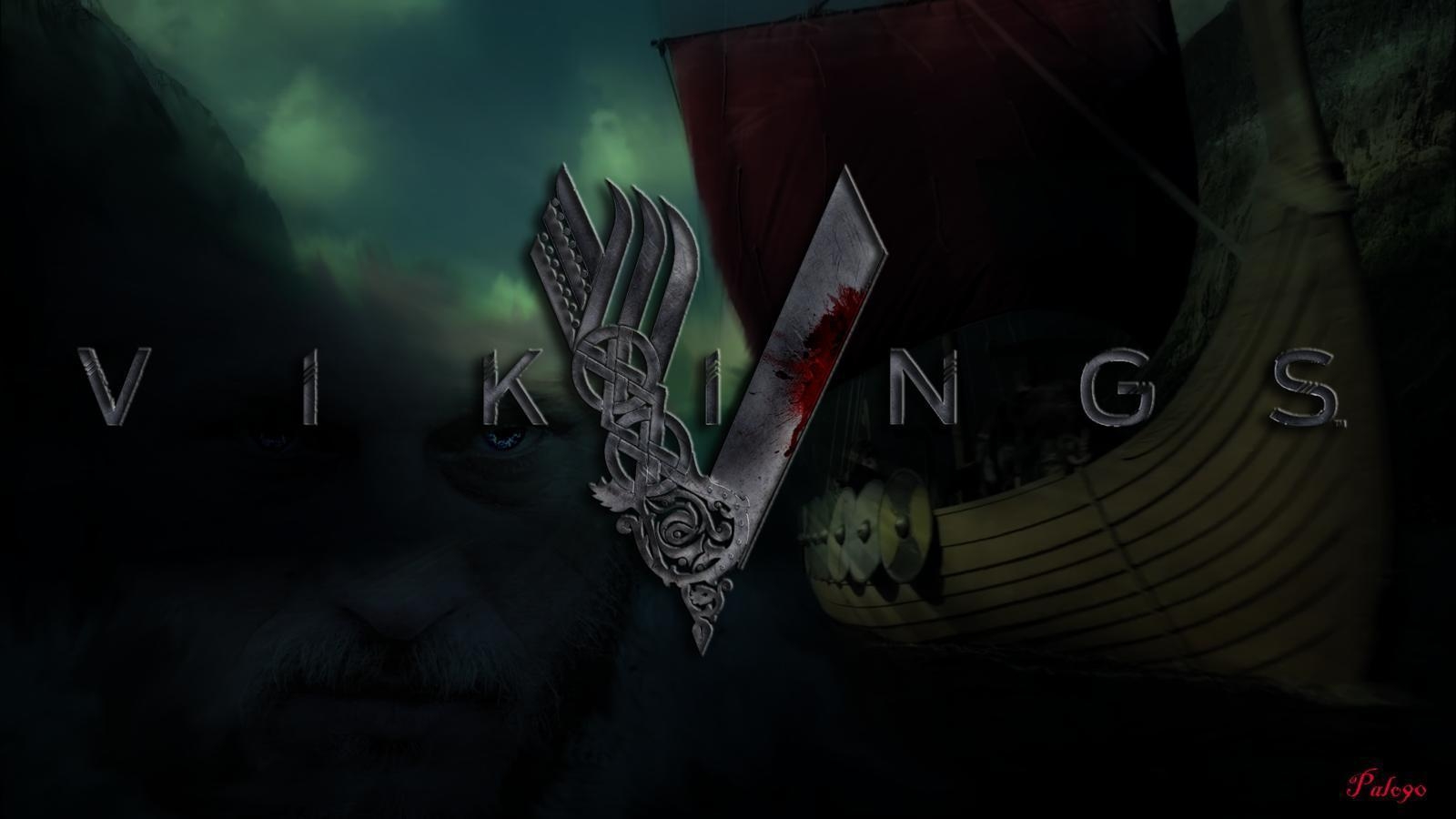 1600x900 Vikings TV Series Logo Wallpaper, Wallpaper Wide, HD High, Desktop