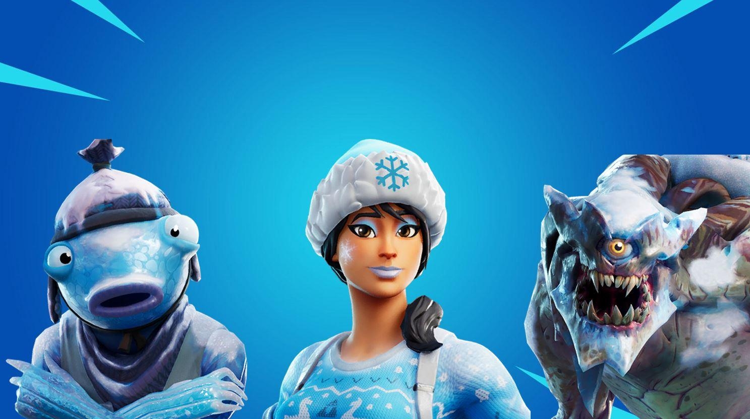 1490x840 Fortnite Polar Legends Pack Fishstick, Cattus, Desktop