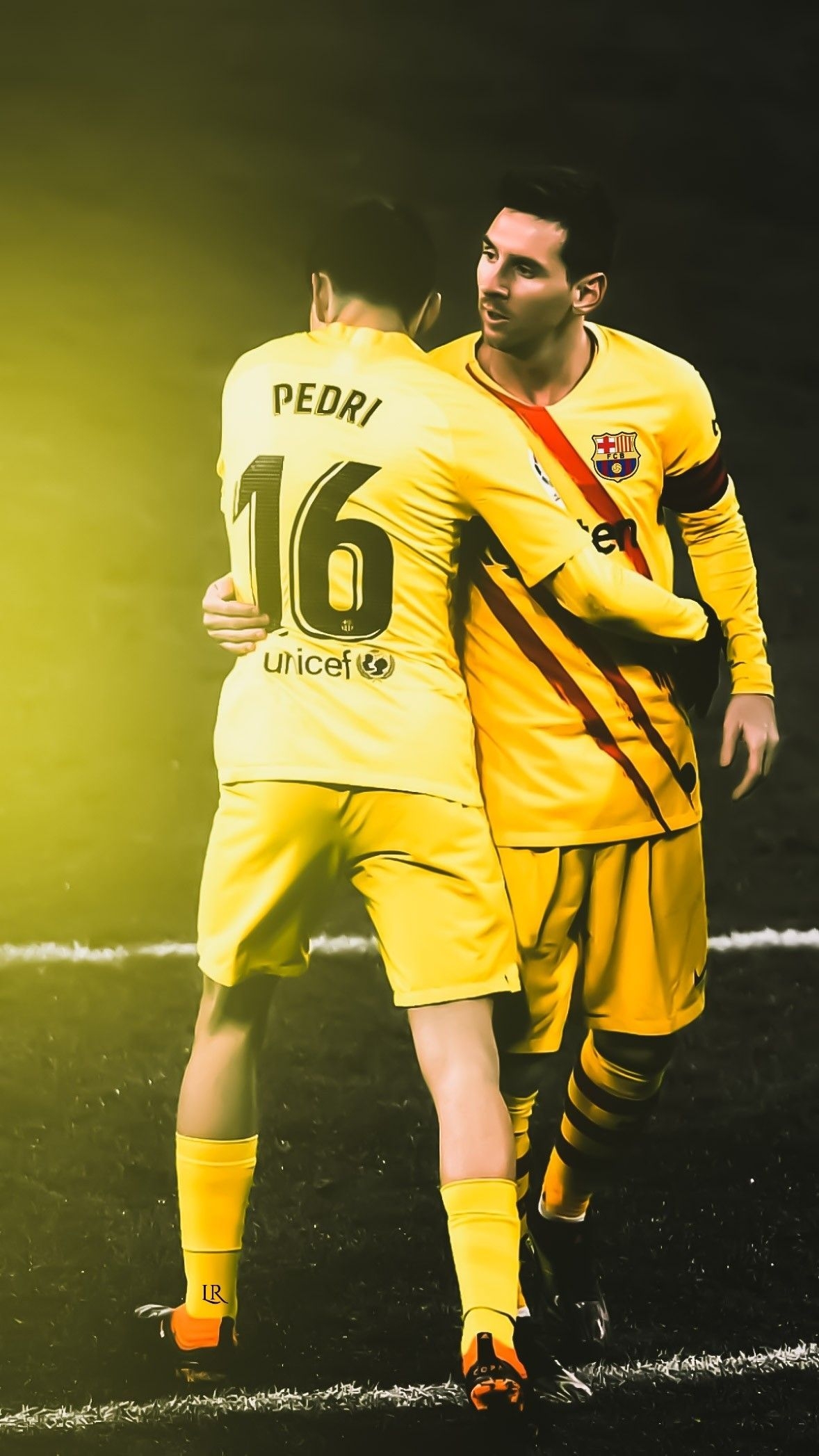 1180x2100 Messi and Pedri. Sports jersey, Tops, Jersey, Phone