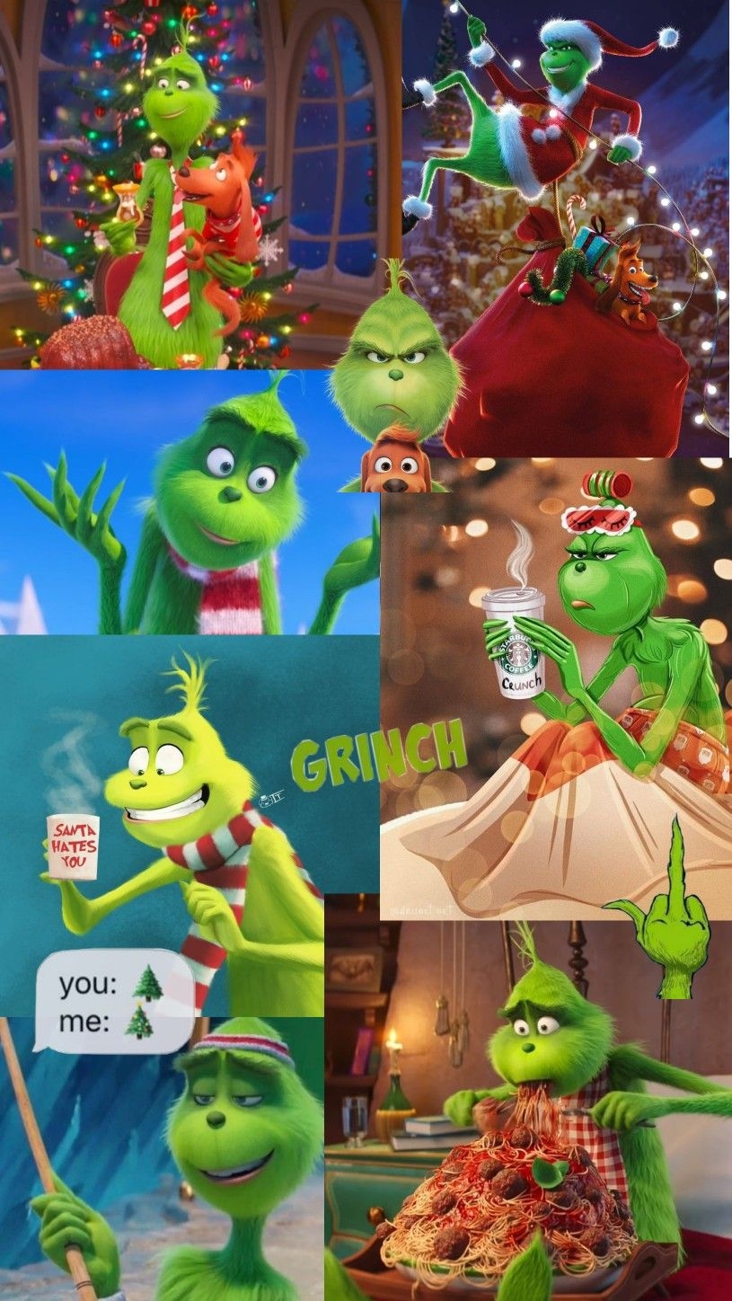 820x1450 grinch wallpaper, Phone