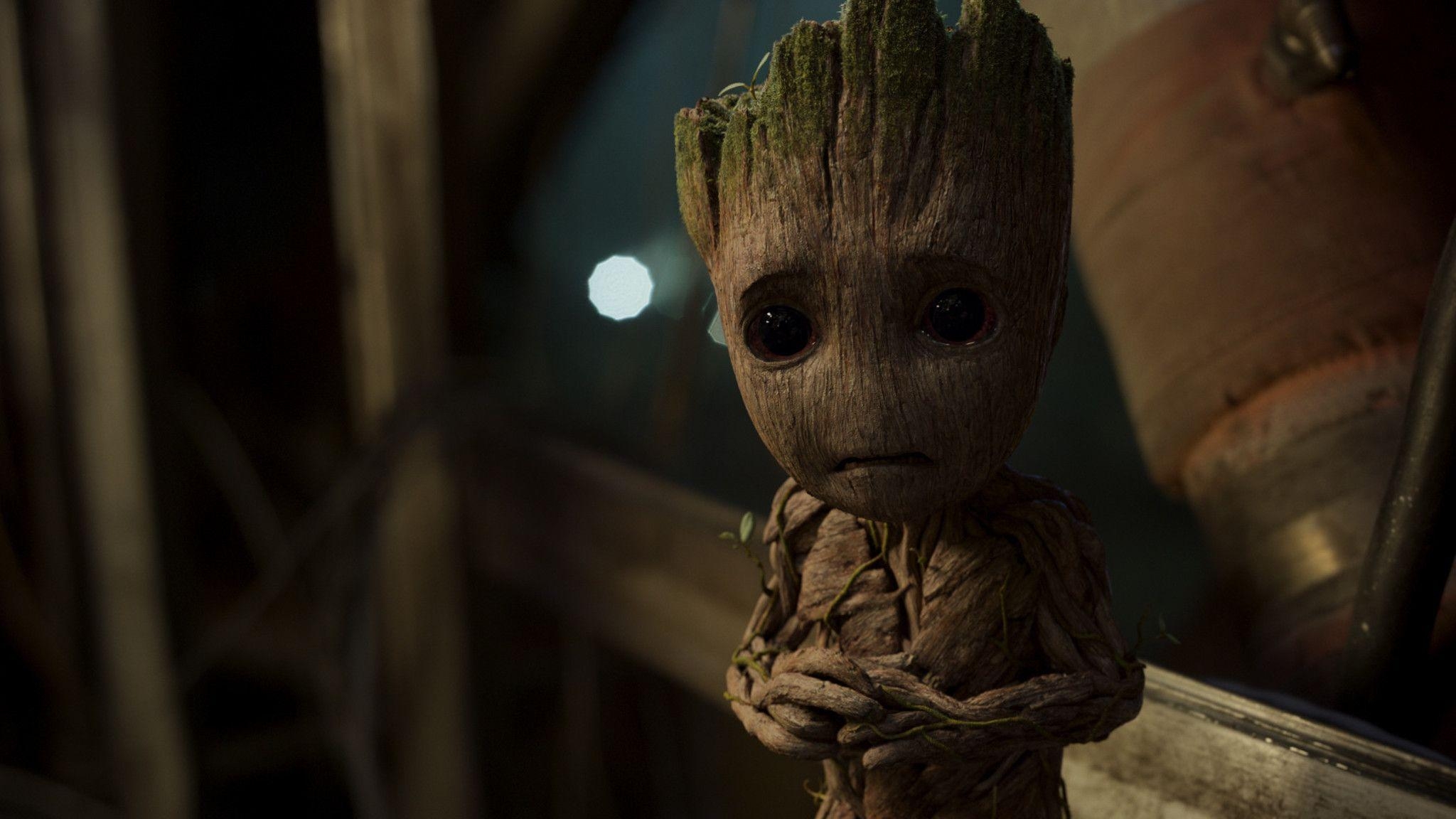 2050x1160 Baby Groot In Guardians of the Galaxy Vol 2, Desktop