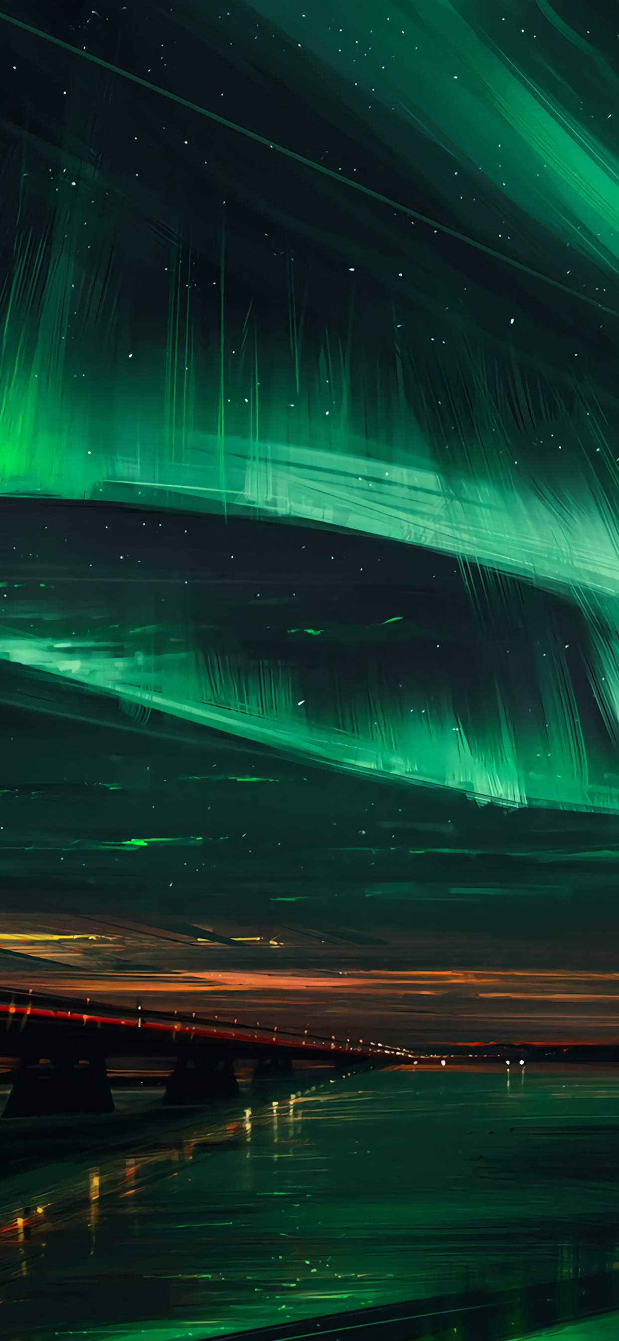 1250x2690 iPhone Wallpaper Aurora Boreal, Phone