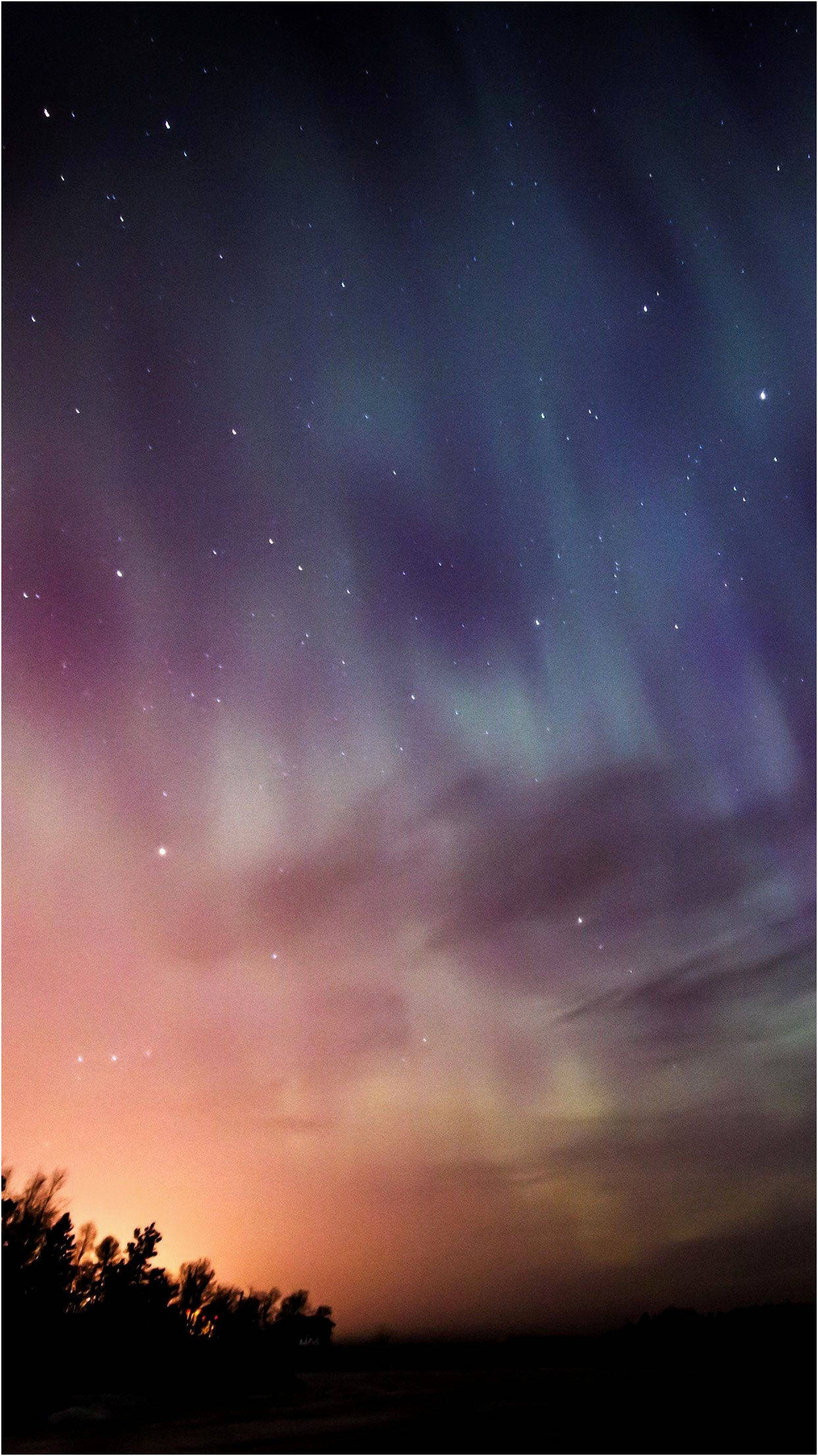 1250x2210 Download Cool Aesthetic Sky Aurora Wallpaper, Phone