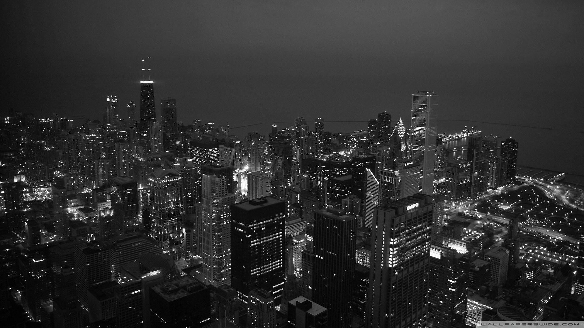 1920x1080 Black and White City Wallpaper background picture, Desktop