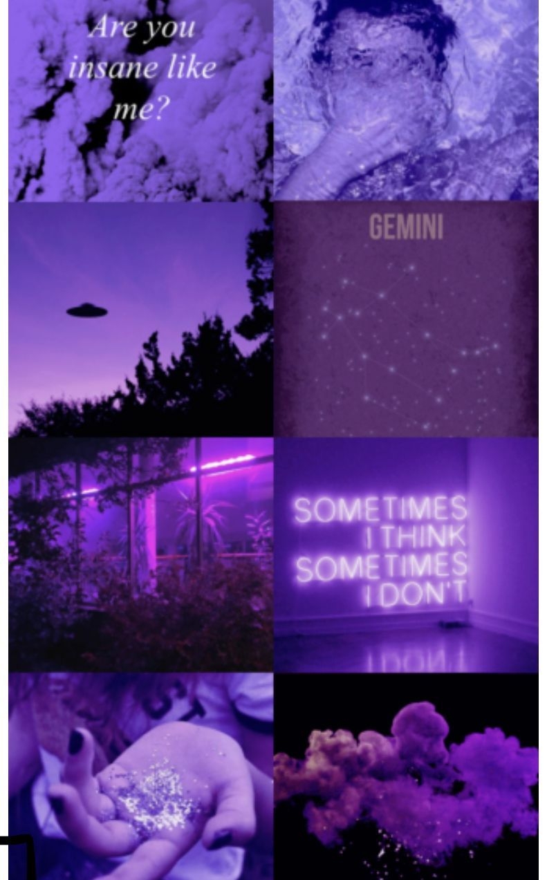 800x1280 Gemini. Purple aesthetic, Aesthetic iphone wallpaper, Gemini wallpaper, Phone