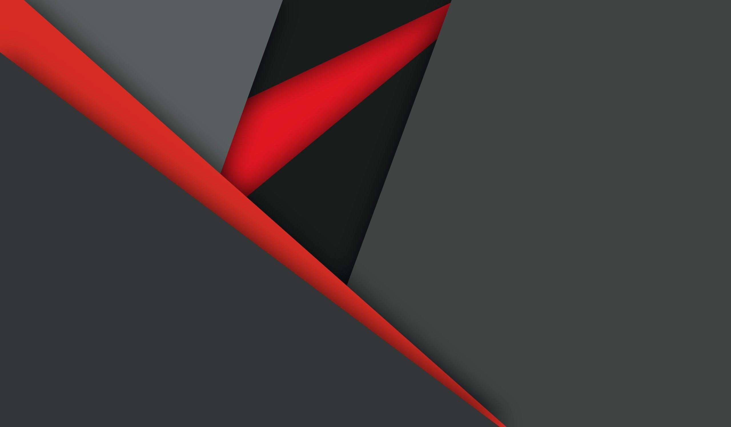 2560x1500 Material Design Dark Red Black, HD Abstract, 4k Wallpaper, Image, Desktop