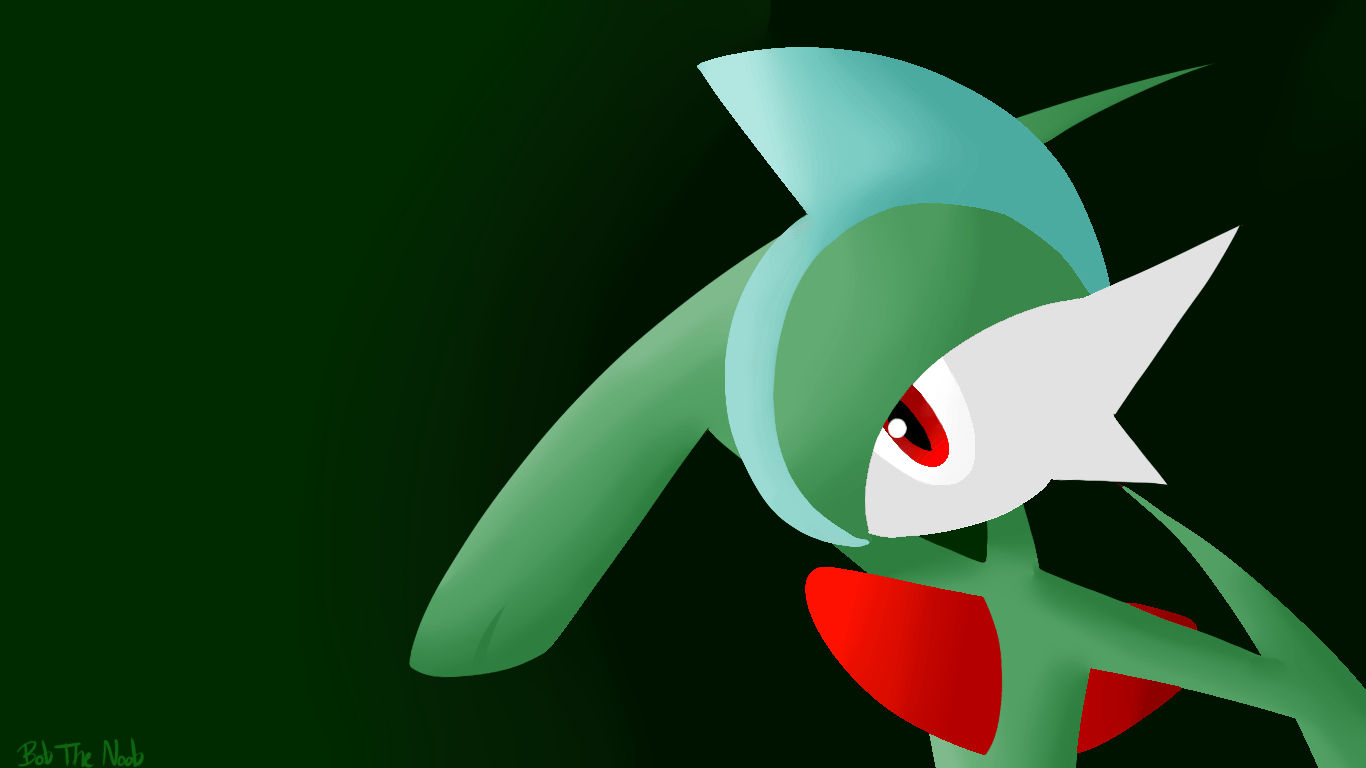 1370x770 Gallade Wallpaper [oc], Desktop