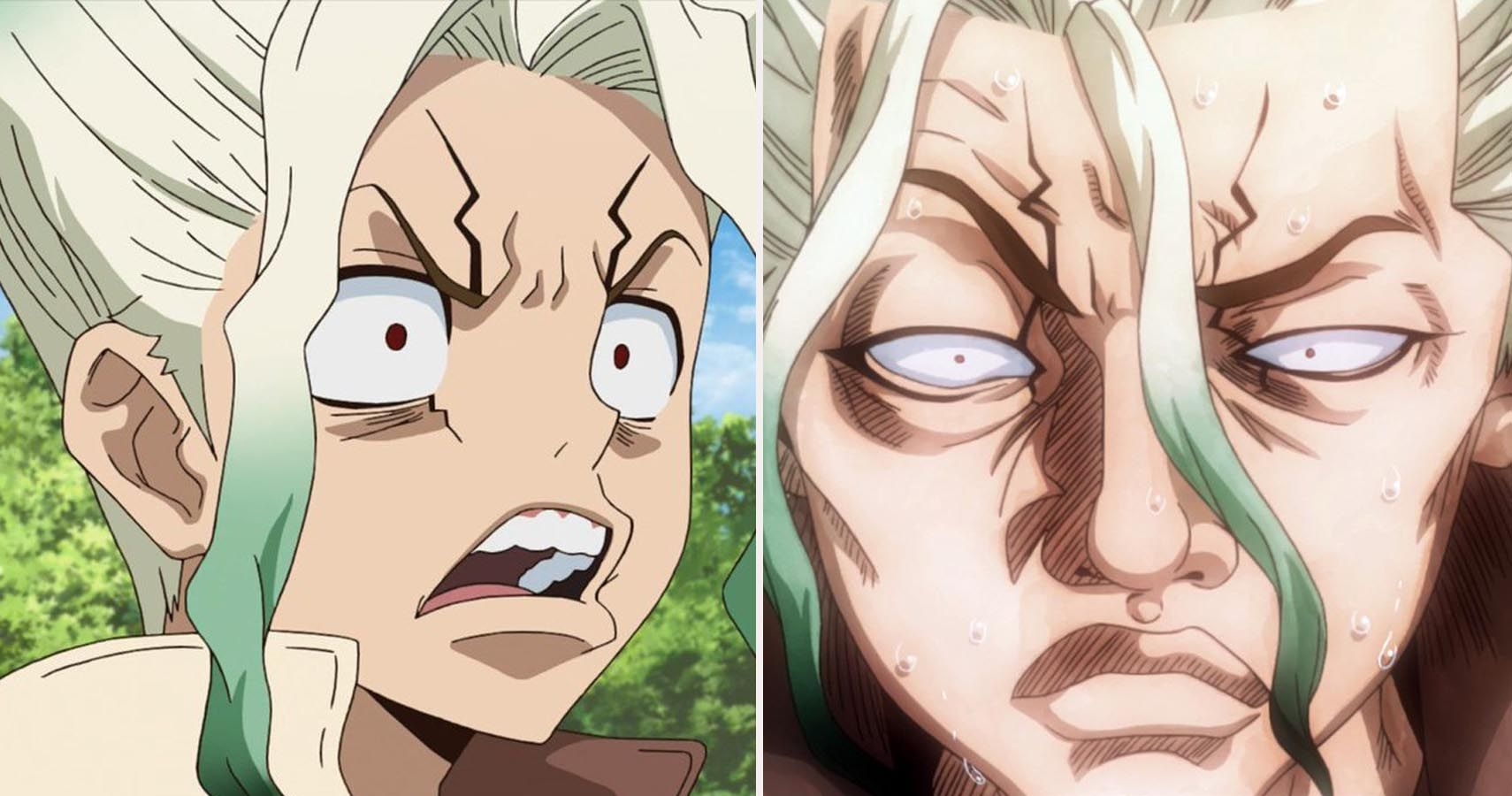 1710x900 Dr Stone Senku Funny Face, Desktop