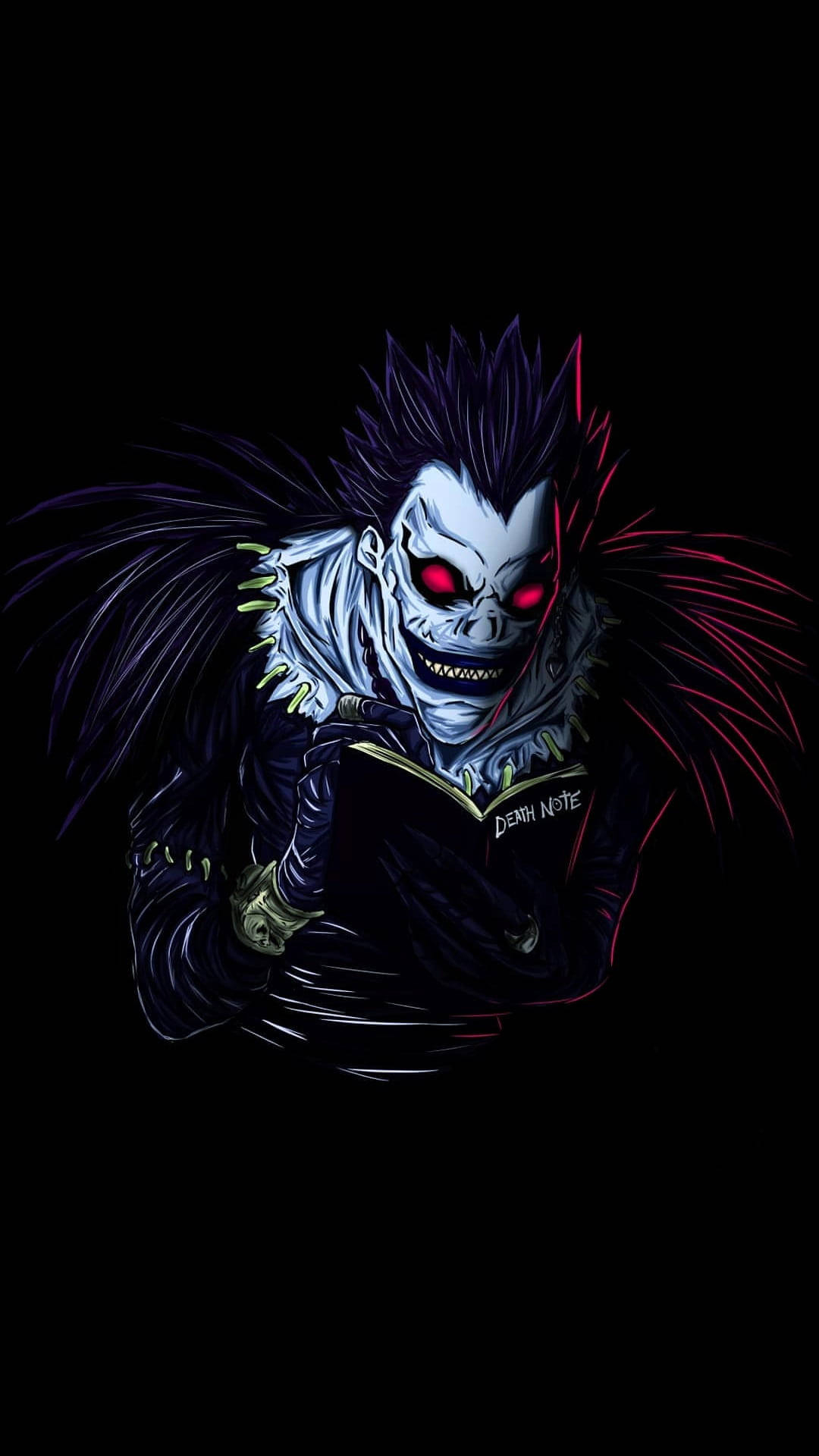 1080x1920 Download Ryuk Holding The Death Note Phone Wallpaper, Phone