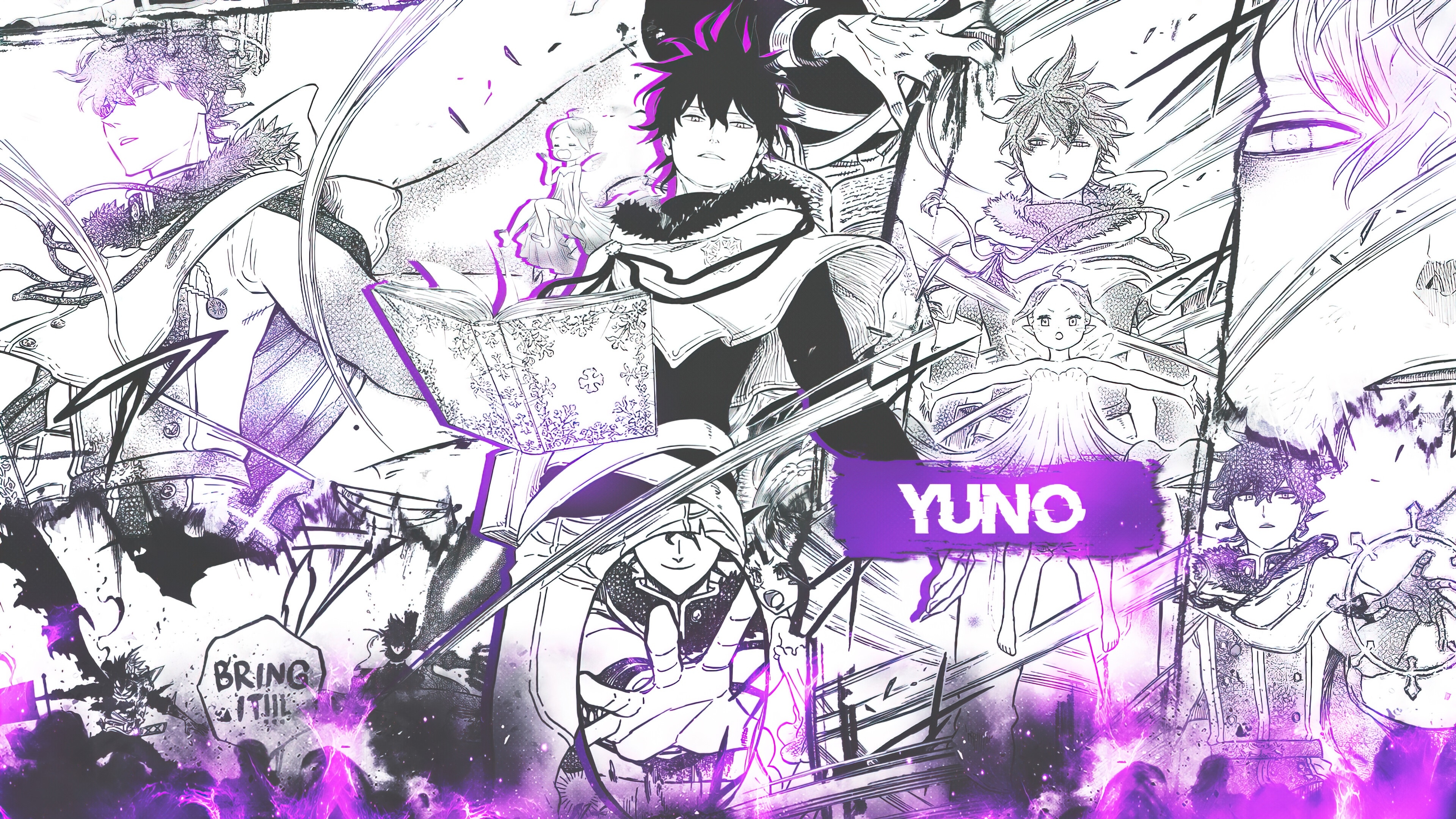 3840x2160 yuno, black clover, manga, 4k, pc Gallery HD Wallpaper, Desktop