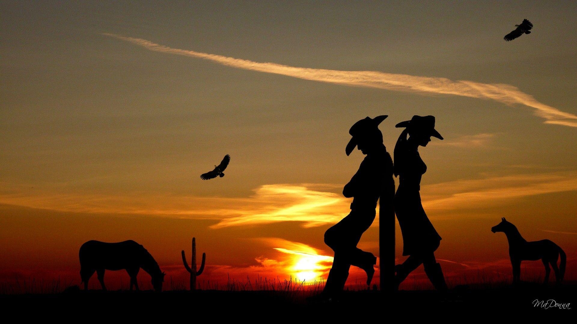 1920x1080 cactus cowboy Western Romance.com, Desktop