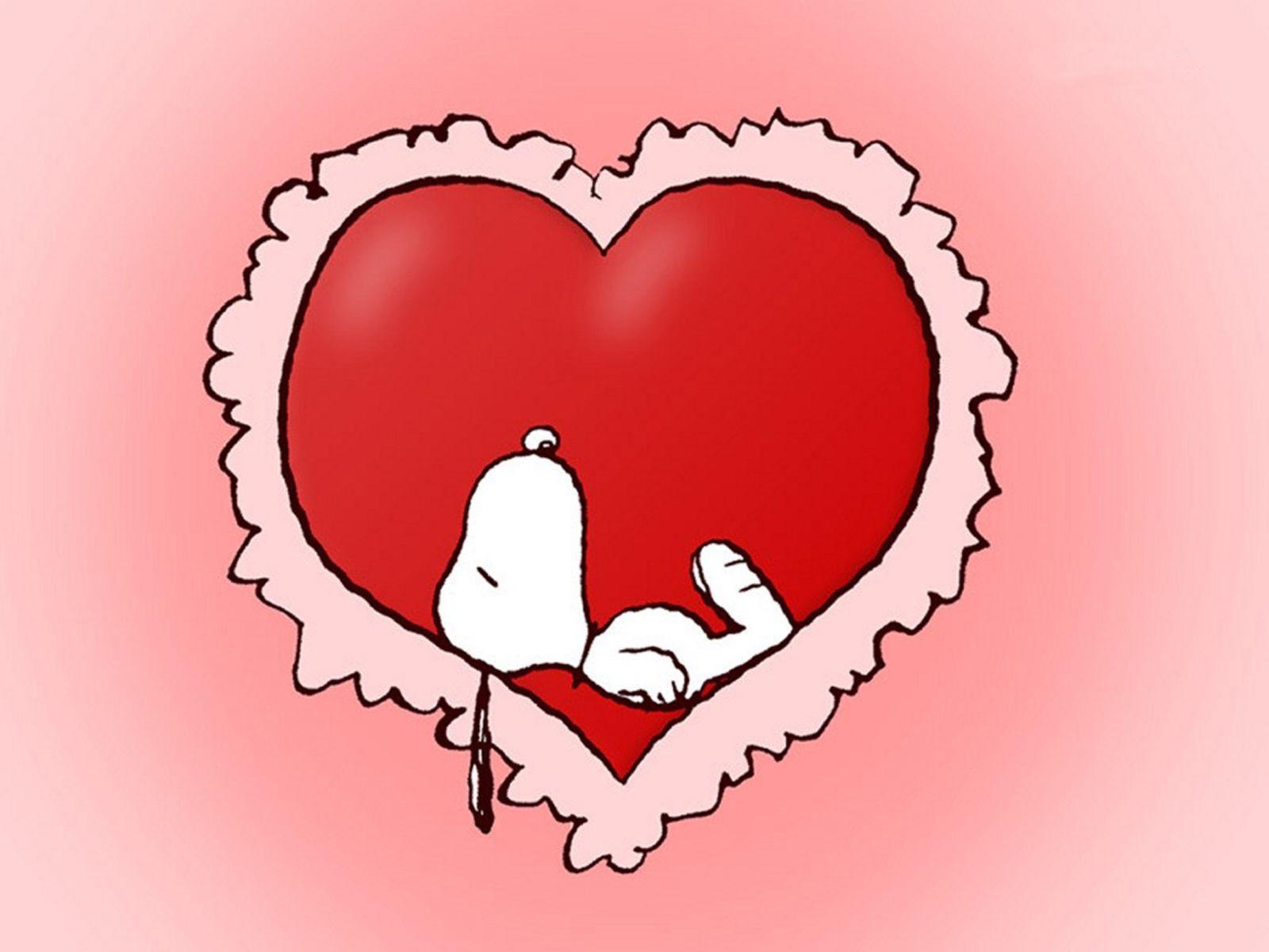 1600x1200 free valentine wallpaper. Free Snoopy Love Valentine, Desktop