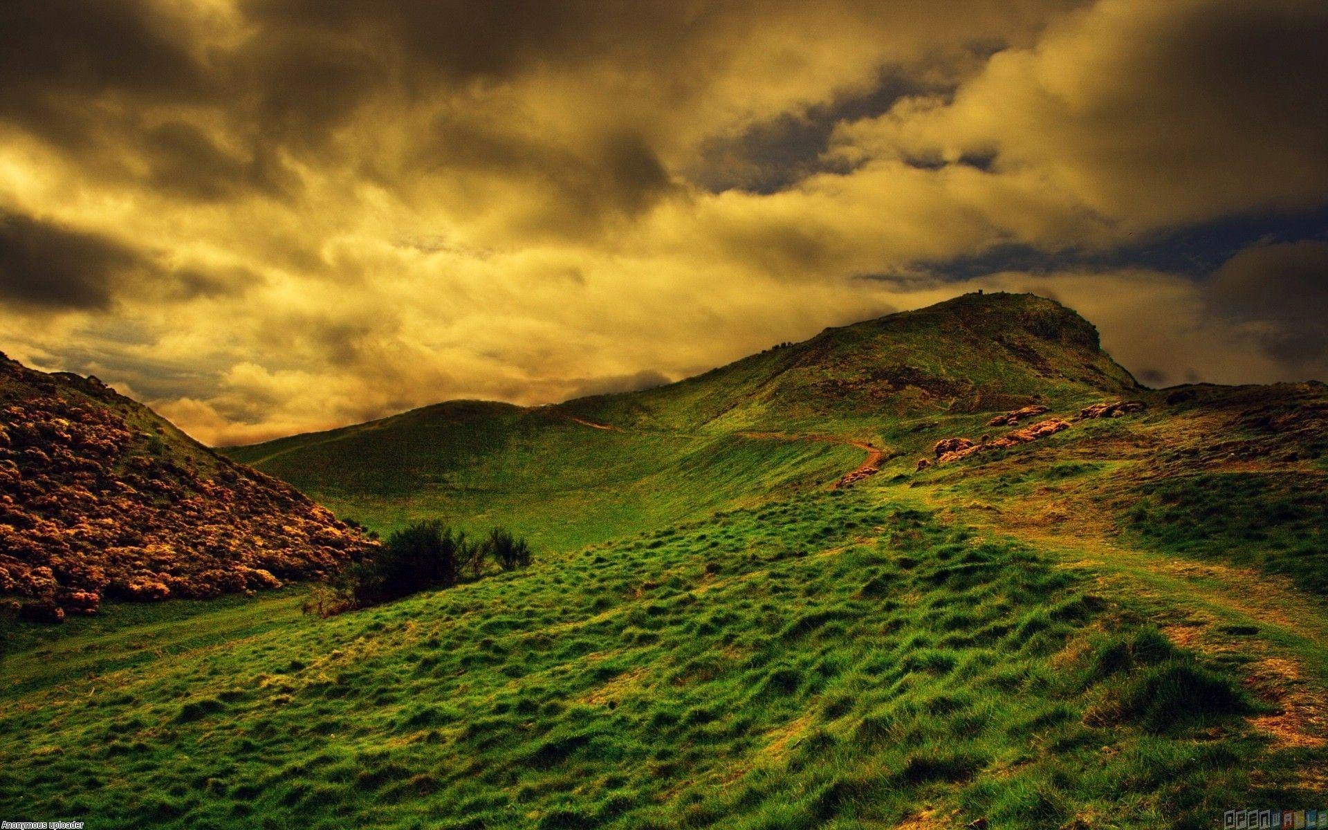 1920x1200 Green hills of scotland wallpaper, Desktop