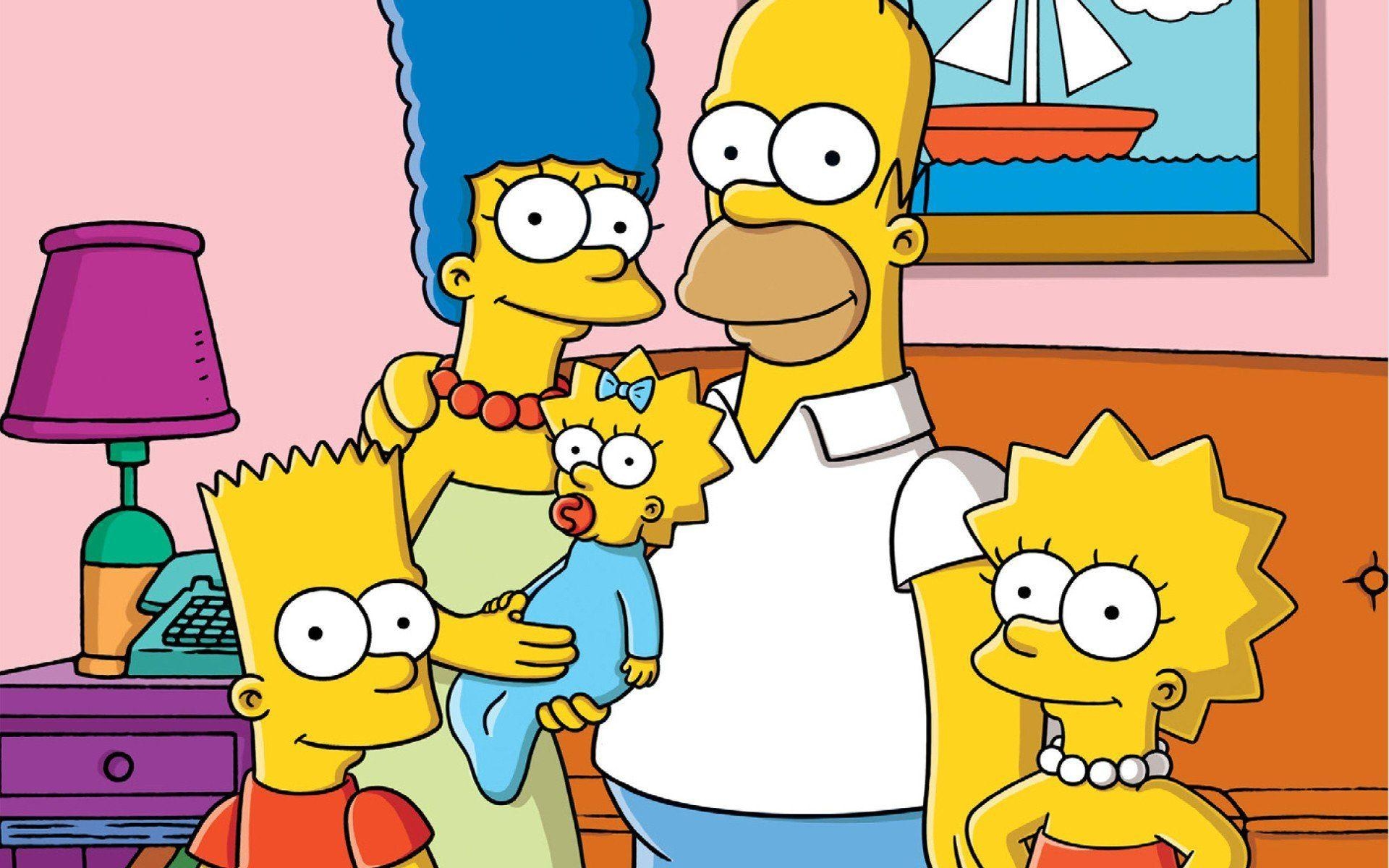 1920x1200 The Simpsons, Homer Simpson, Marge Simpson, Bart Simpson, Lisa, Desktop