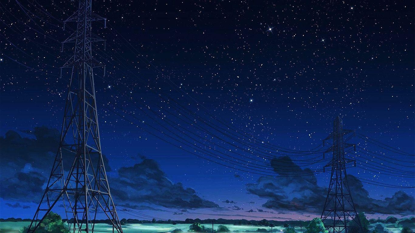 1370x770 wallpaper for desktop, laptop. arseniy chebynkin night sky, Desktop