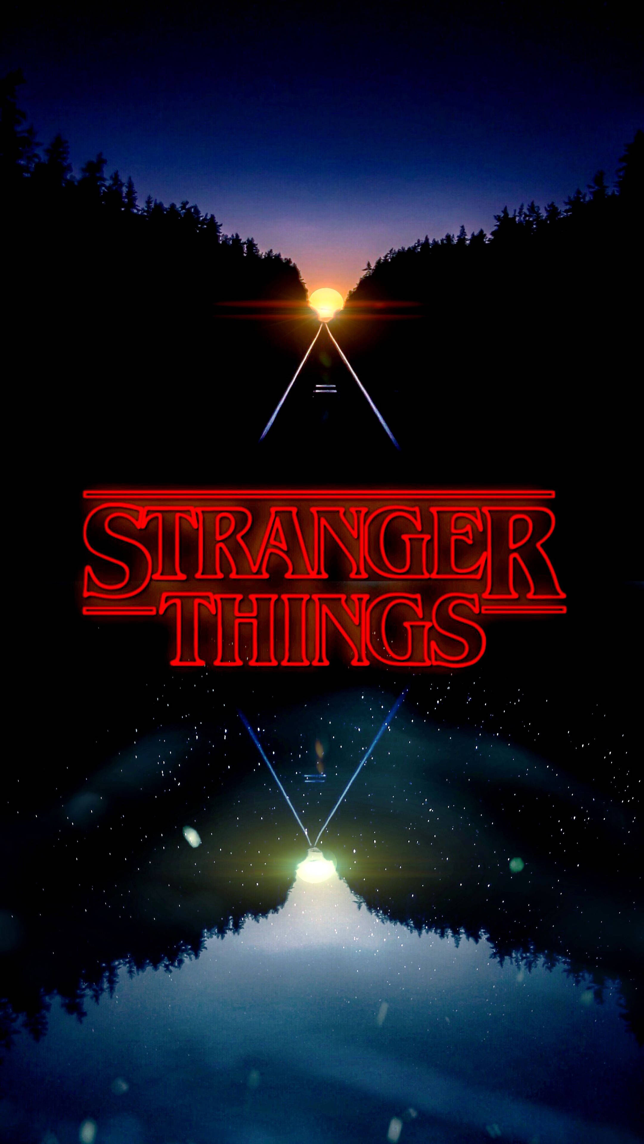 2170x3840 Download Stranger Things Sunset Poster Wallpaper, Phone