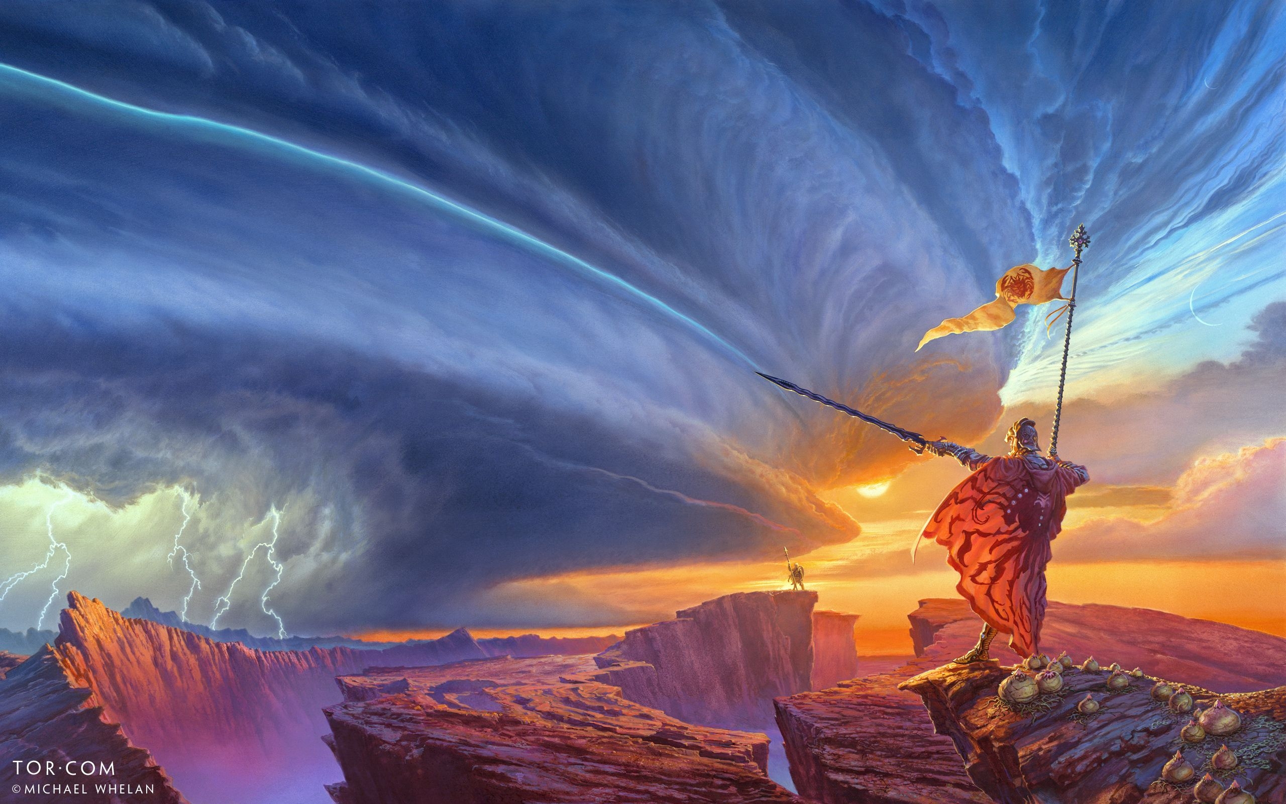 2560x1600 Download Wallpaper for Brandon Sanderson's The Way of Kings, Illustrated by Artist Michael Whelan, Desktop