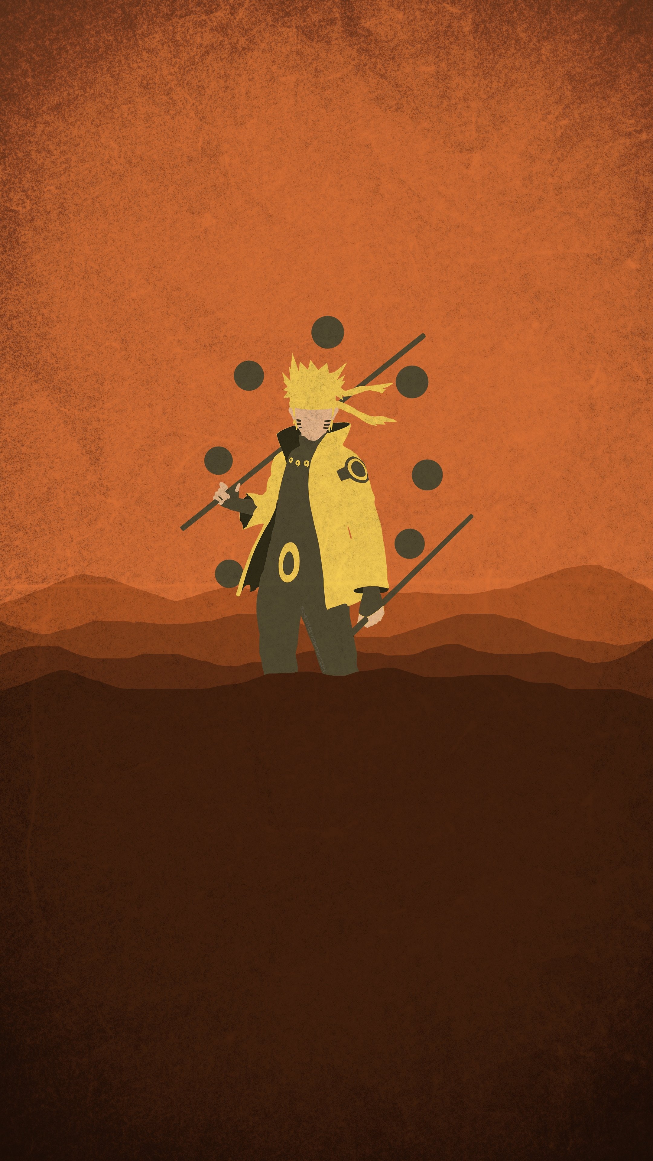 2160x3840 Naruto Minimal Mobile Wallpaper Remastered, Phone