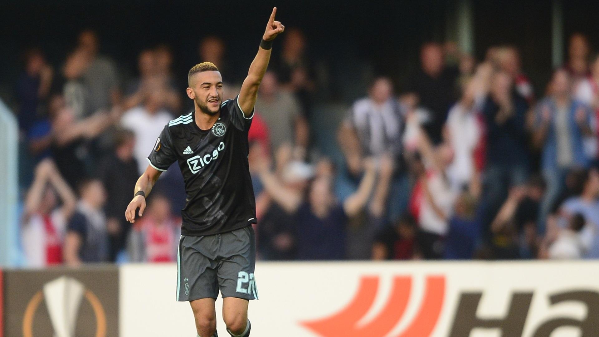 1920x1080 Hakim Ziyech responds to Morocco snub with brace for Ajax. Sporting, Desktop