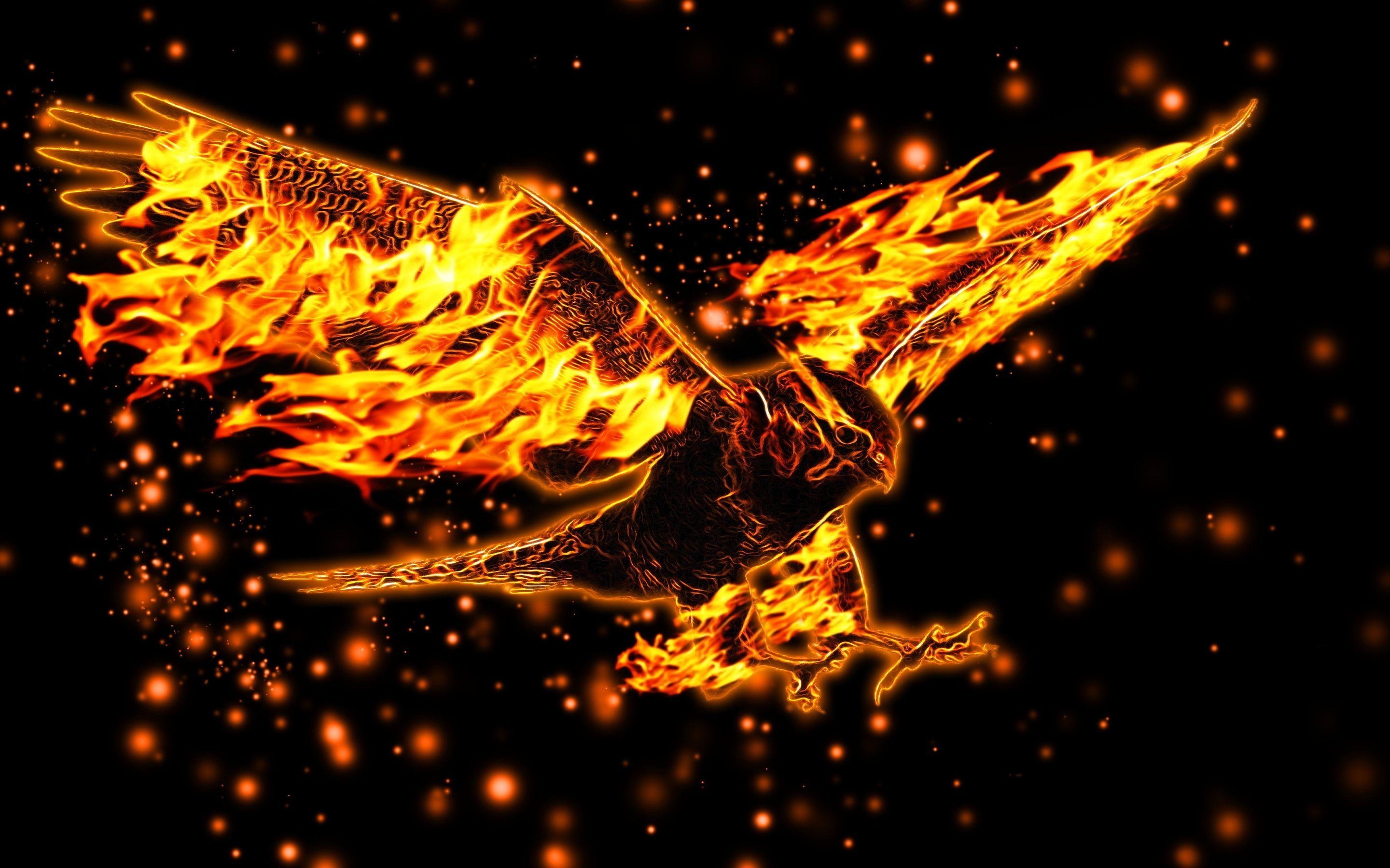 2880x1800 Eagle Fire Wallpaper. Fireń. Eagle wallpaper, Desktop