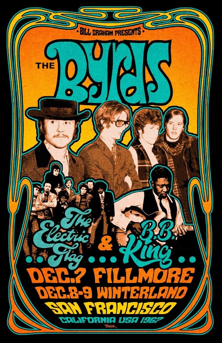 780x1200 The Byrds 1967 Concert Poster, Phone