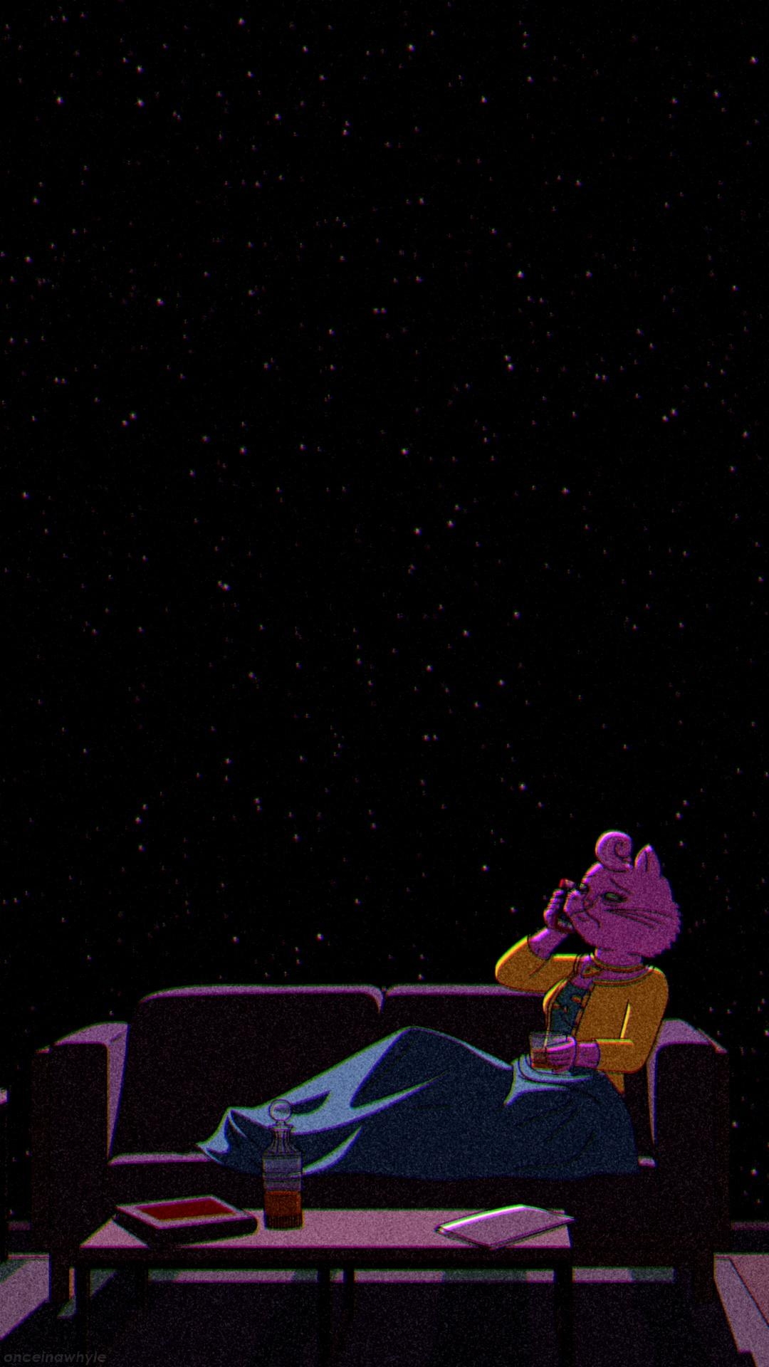 1080x1920 Bojack Horseman Background, Phone