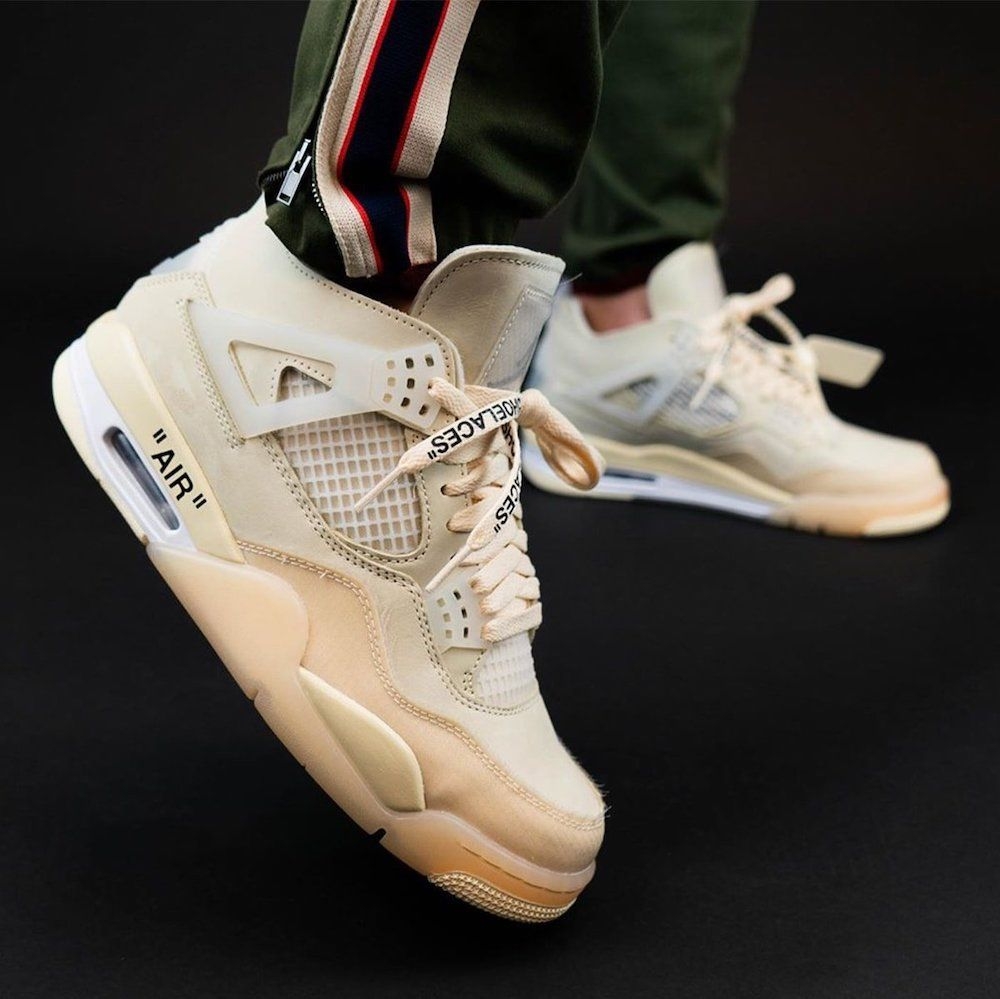 1000x1000 WMNS Off White X Air Jordan 4 “Sail” Official Store List, Desktop