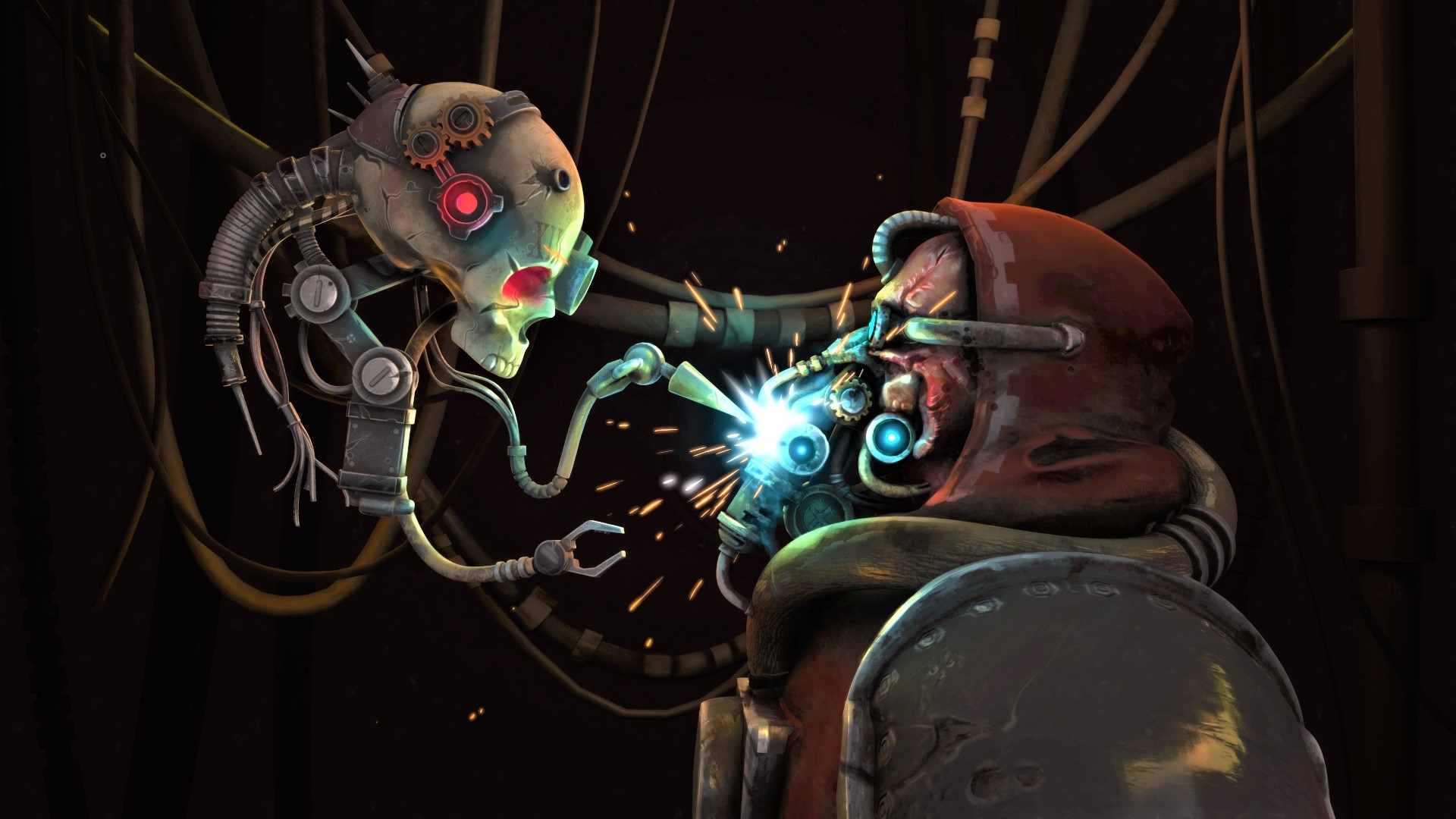 1920x1080 Warhammer 40K: Mechanicus' XCOM Style Tactics Comes To Mobile, Desktop