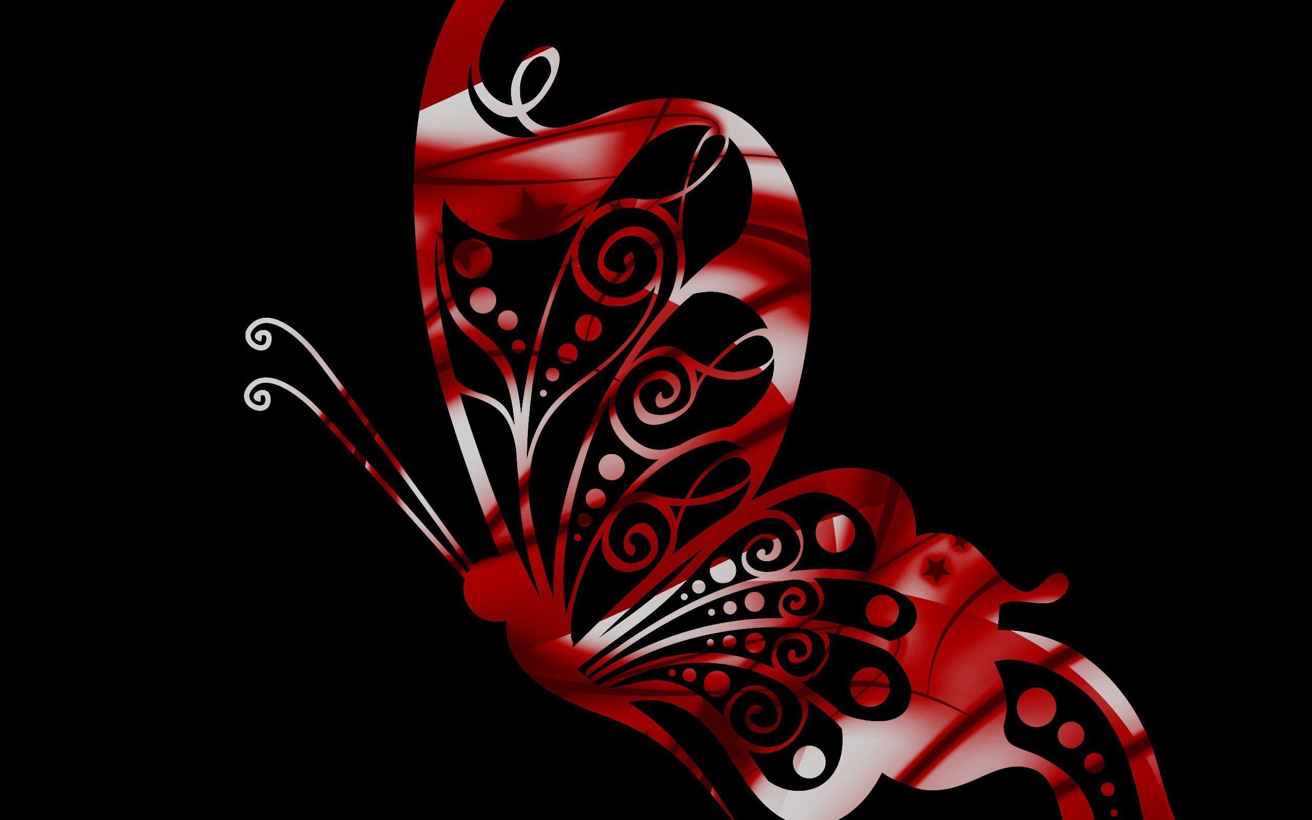 2560x1600 Red Butterfly Wallpaper Free Red Butterfly Background, Desktop