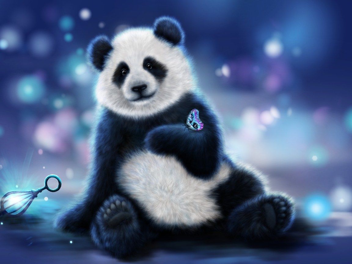 1160x870 Kawaii Panda Wallpaper • Wallpaper For You HD Wallpaper For Desktop & Mobile, Desktop