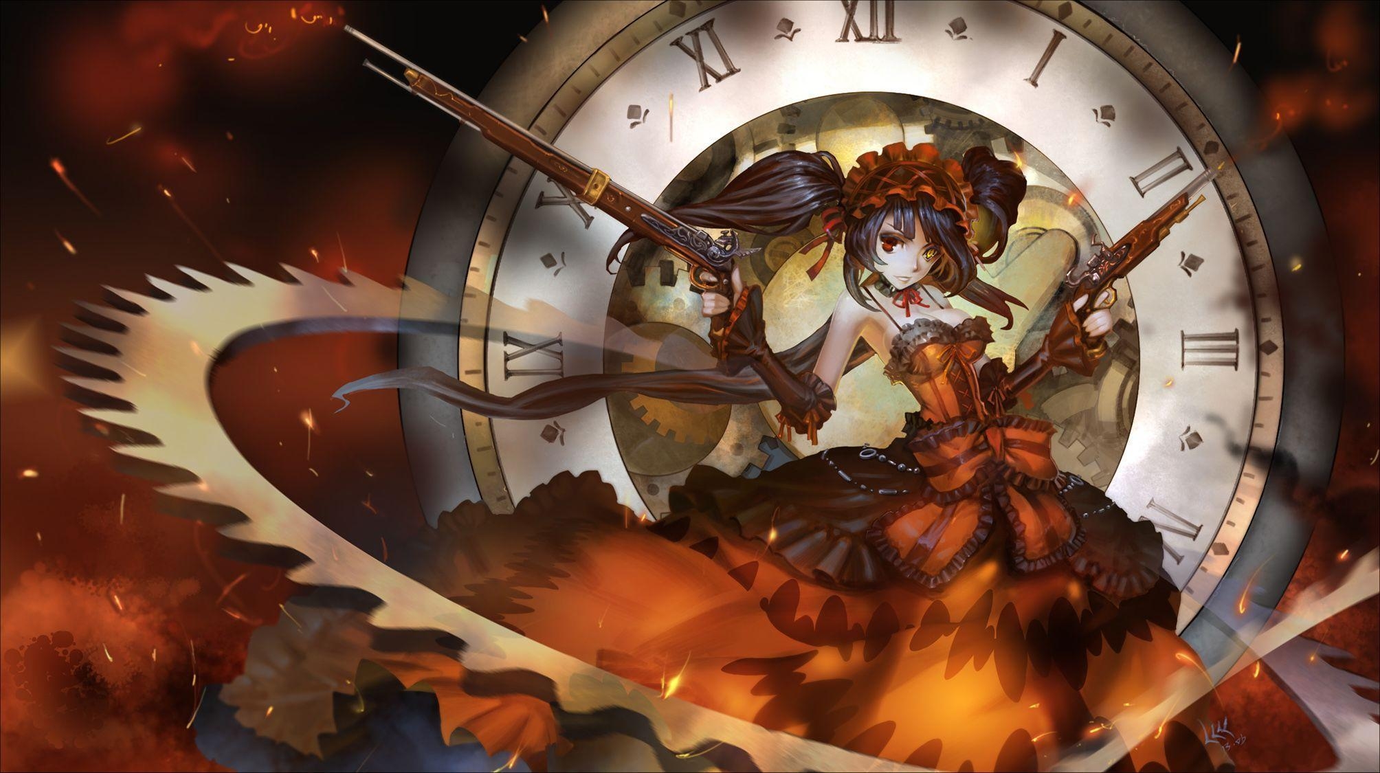 2010x1130 tokisaki kurumi death Google. Date a Live, Desktop