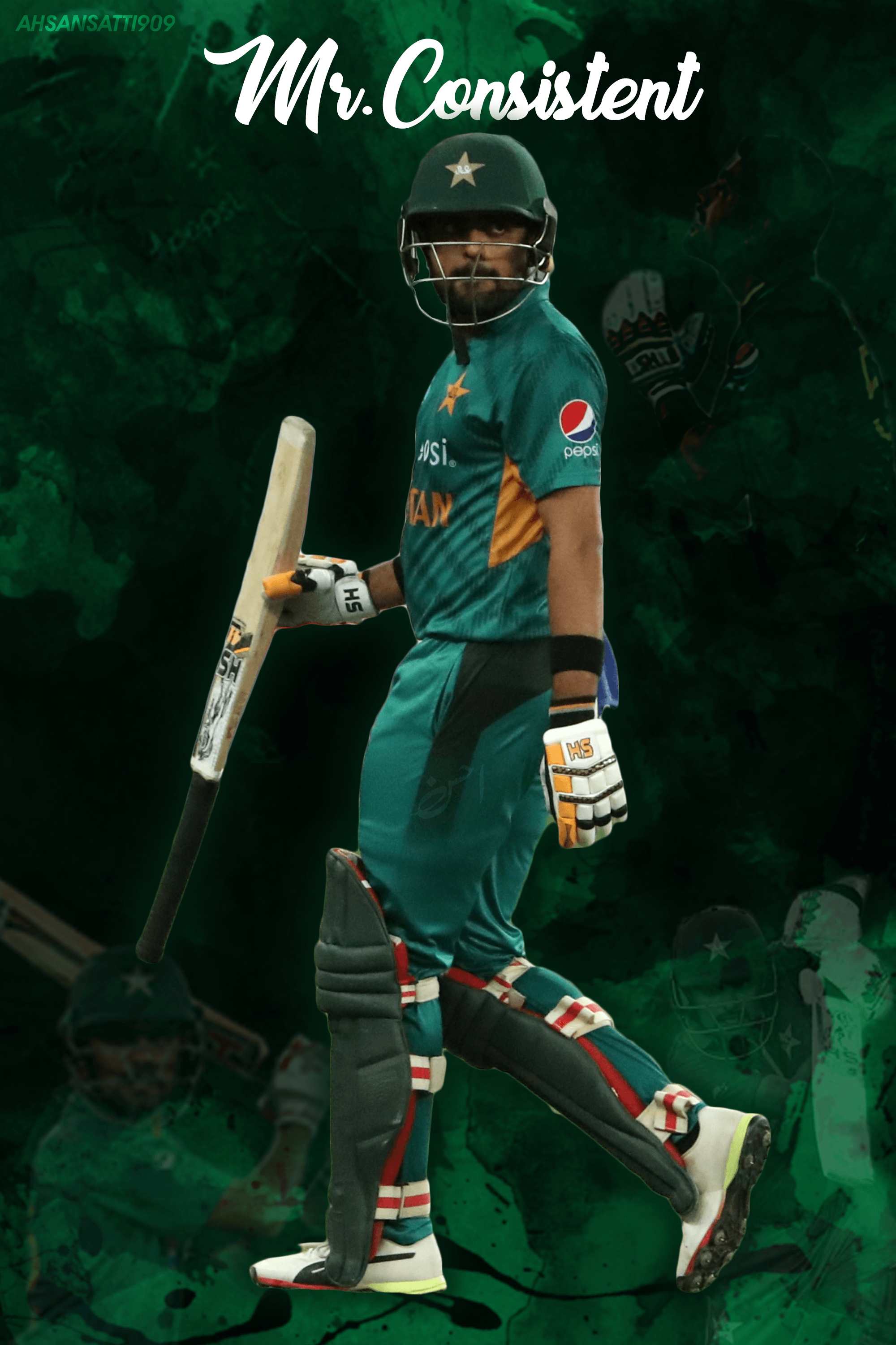 2000x3000 Babar Azam's LockScreen, Phone