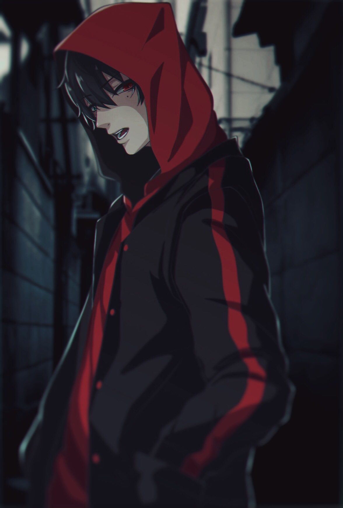 1180x1740 موازنة مقدس خطاب hoodie anime boy, Phone