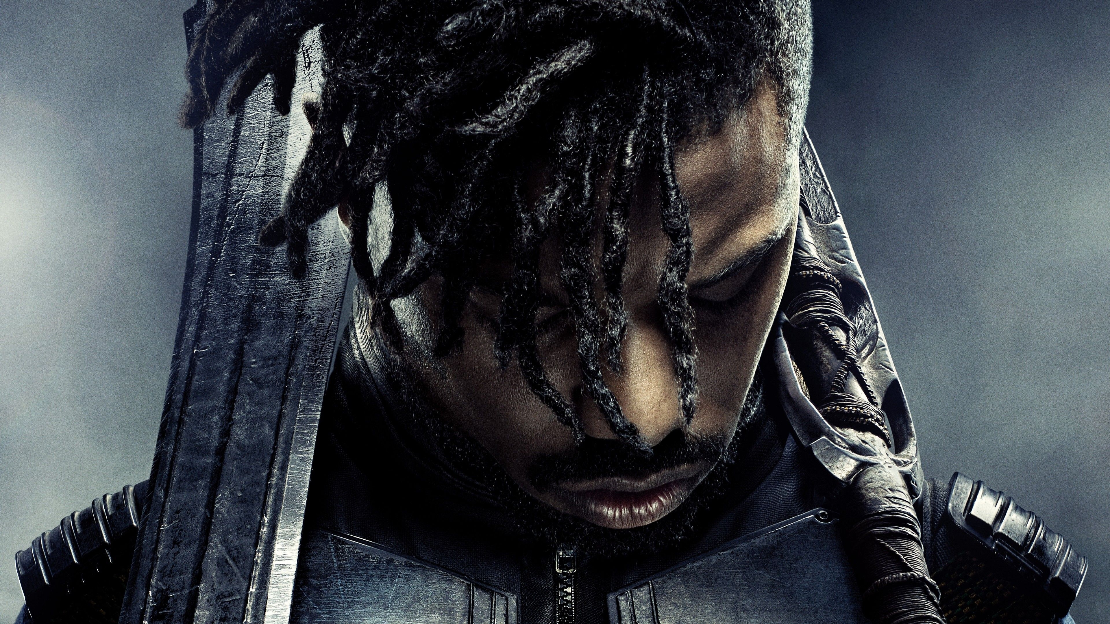 3840x2160 Wallpaper Black Panther, Michael B. Jordan, 8k, Movies, Desktop