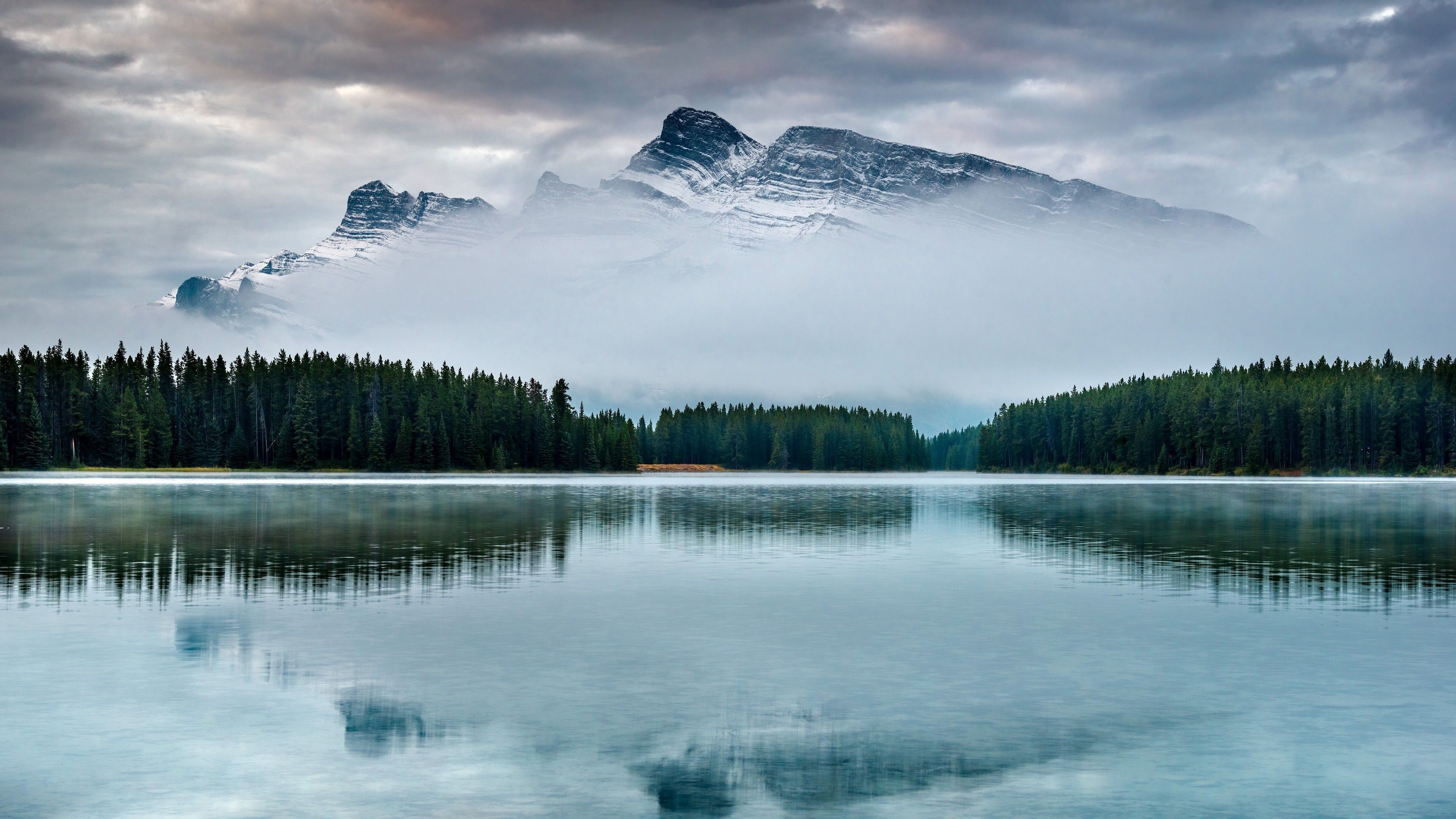 3840x2160 4K Mountain Lake Trees Wallpaper - [], Desktop